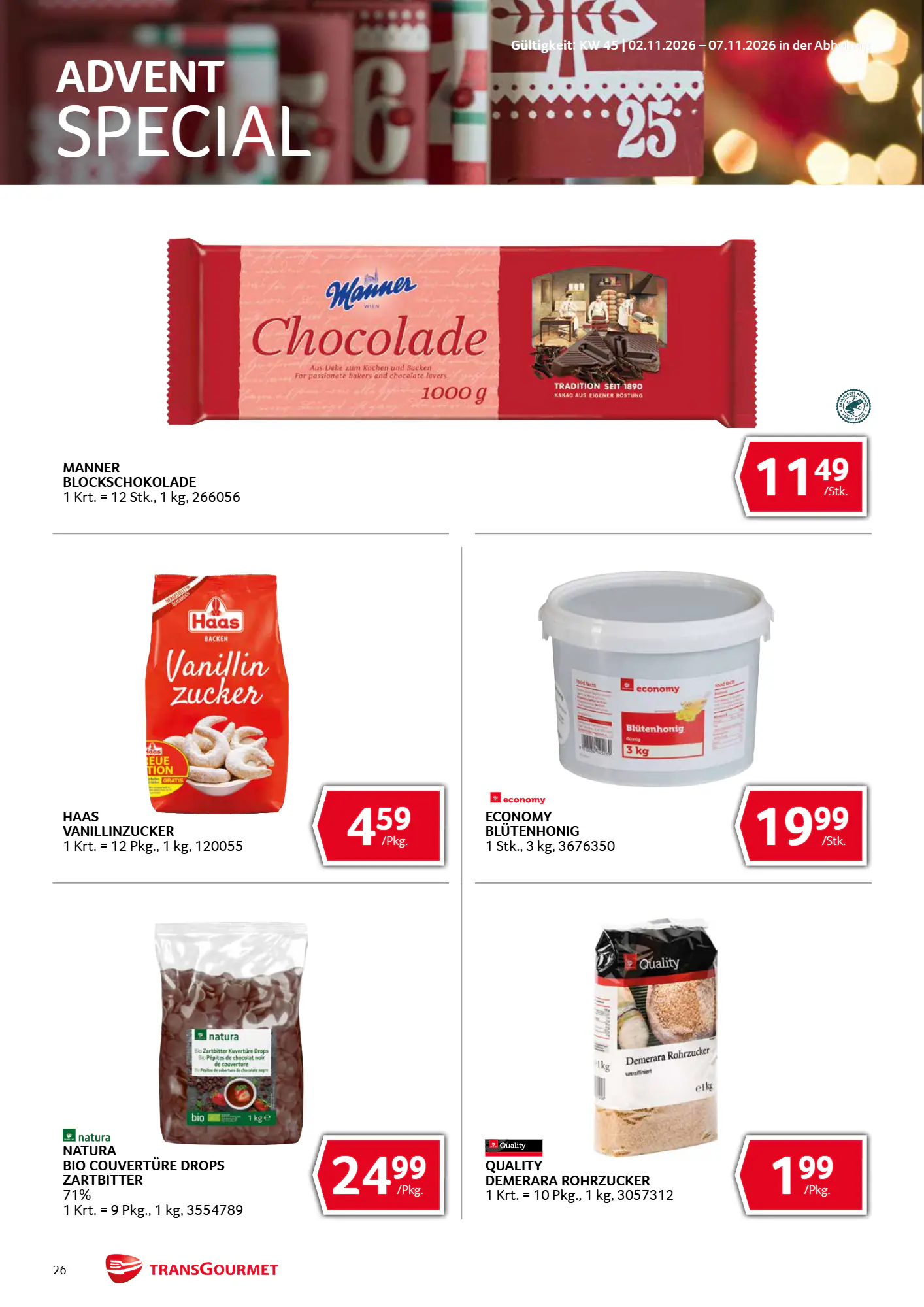 Transgourmet Flugblatt (ab 01.11.2026) - Angebote und Prospekt - Seite 26