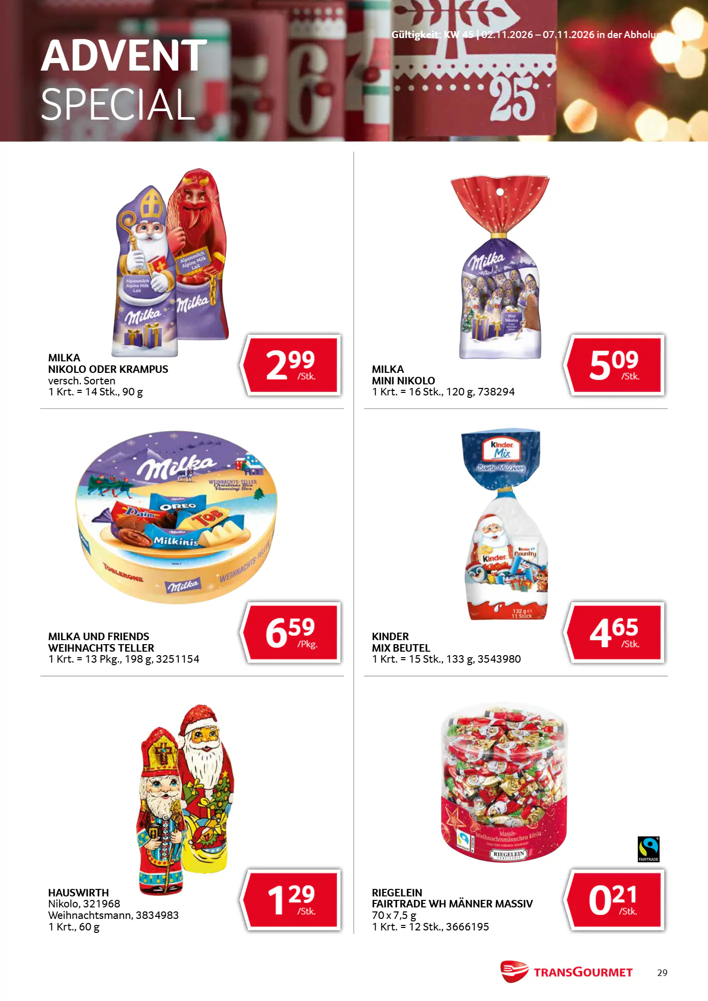 Transgourmet Flugblatt (ab 01.11.2026) - Angebote und Prospekt - Seite 29
