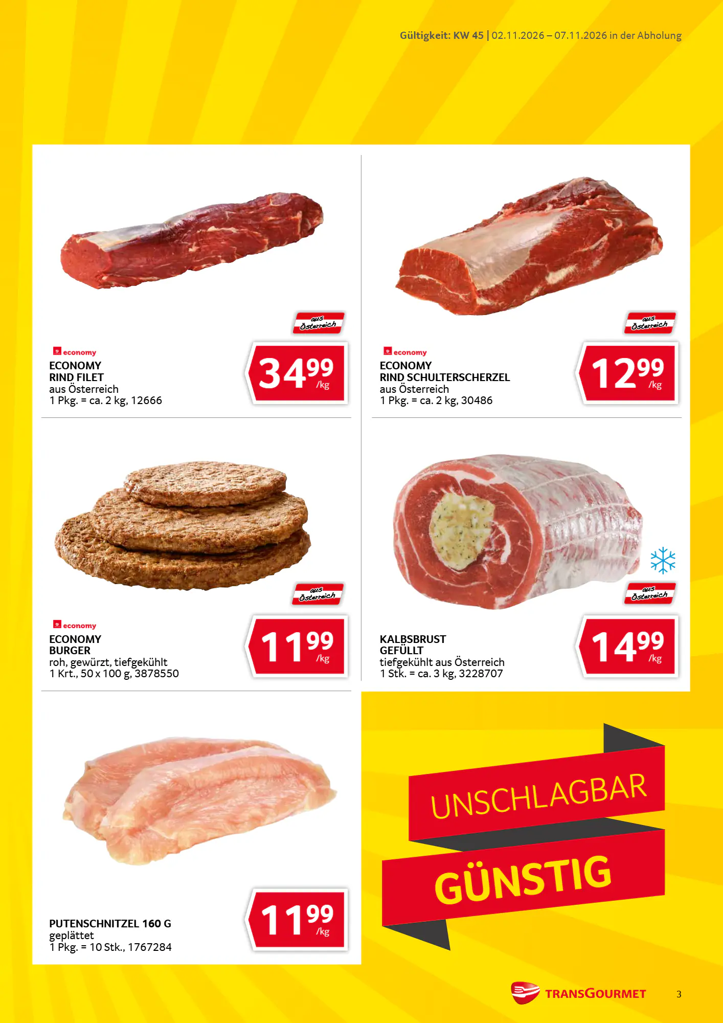 Transgourmet Flugblatt (ab 01.11.2026) - Angebote und Prospekt - Seite 3