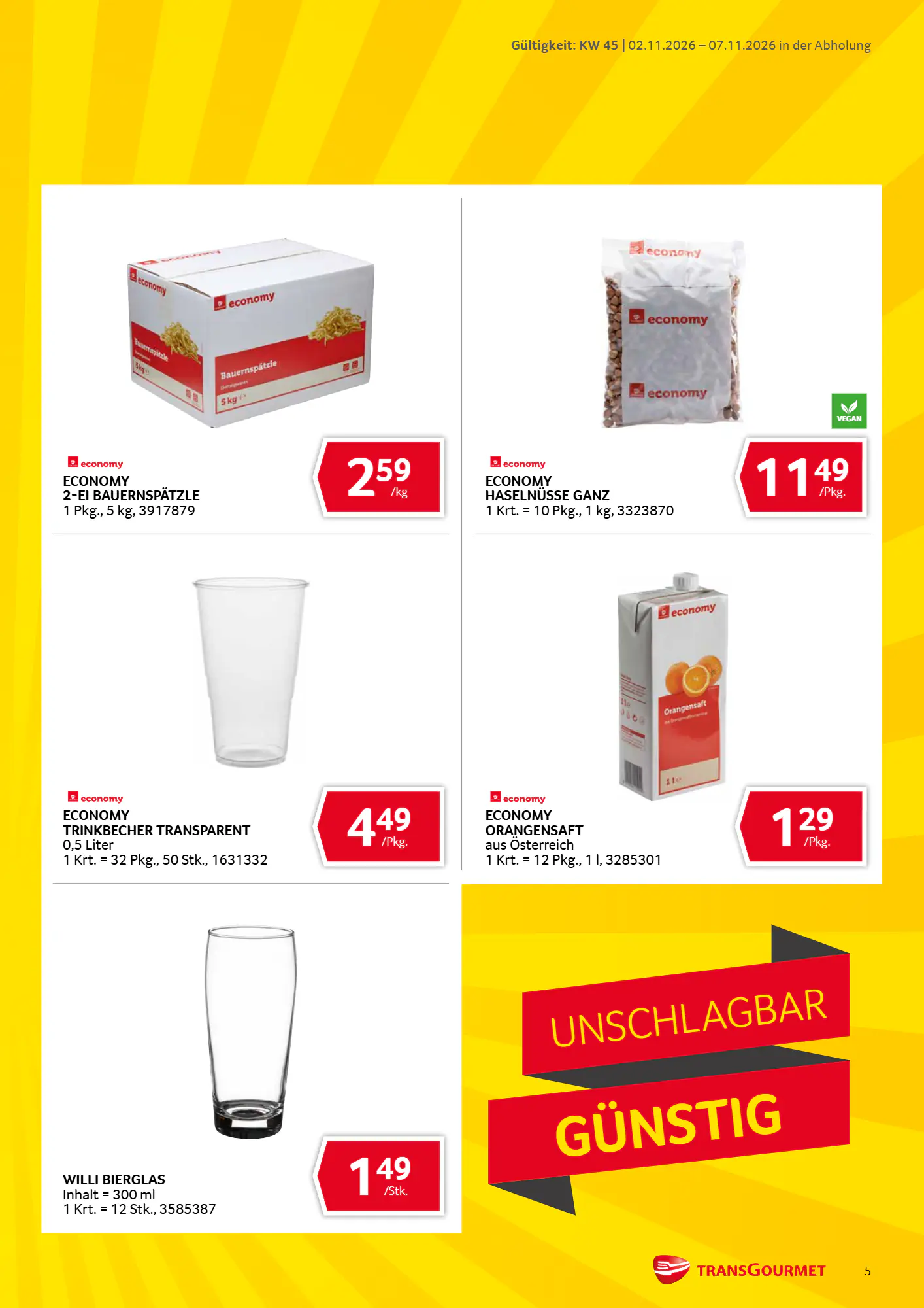 Transgourmet Flugblatt (ab 01.11.2026) - Angebote und Prospekt - Seite 5