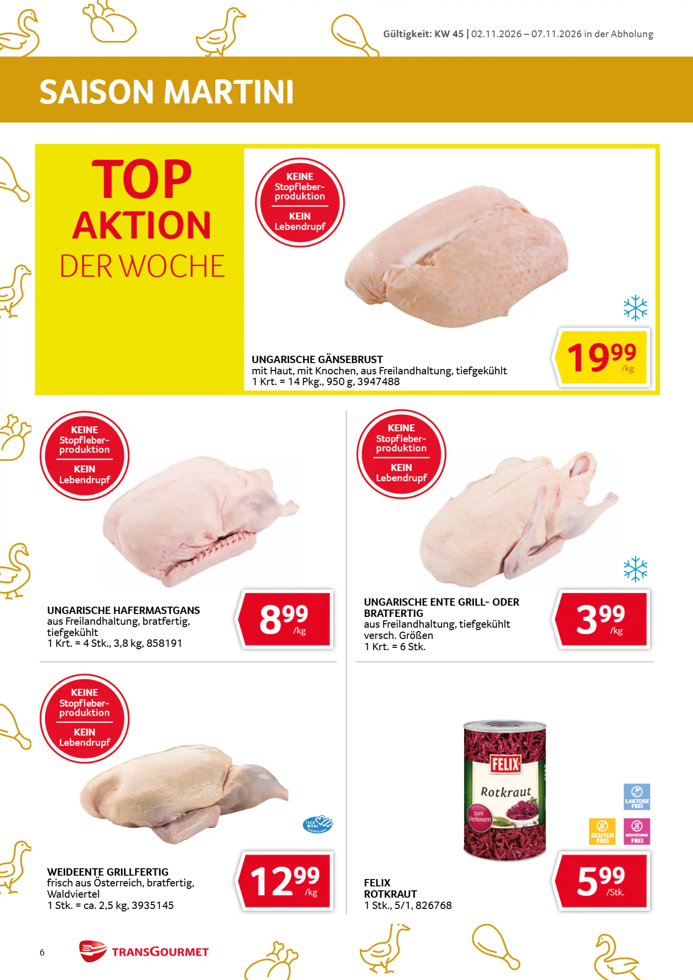 Transgourmet Flugblatt (ab 01.11.2026) - Angebote und Prospekt - Seite 6