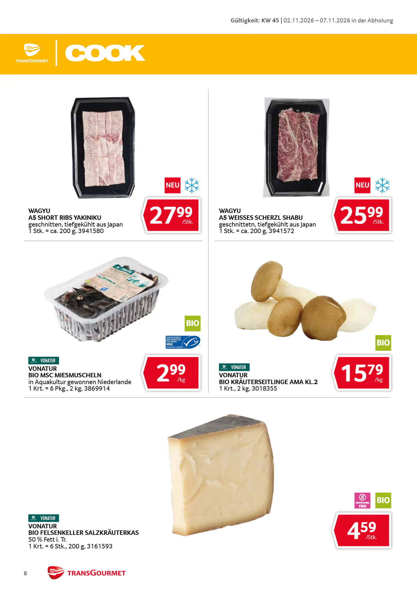 Transgourmet Flugblatt (ab 01.11.2026) - Angebote und Prospekt - Seite 8