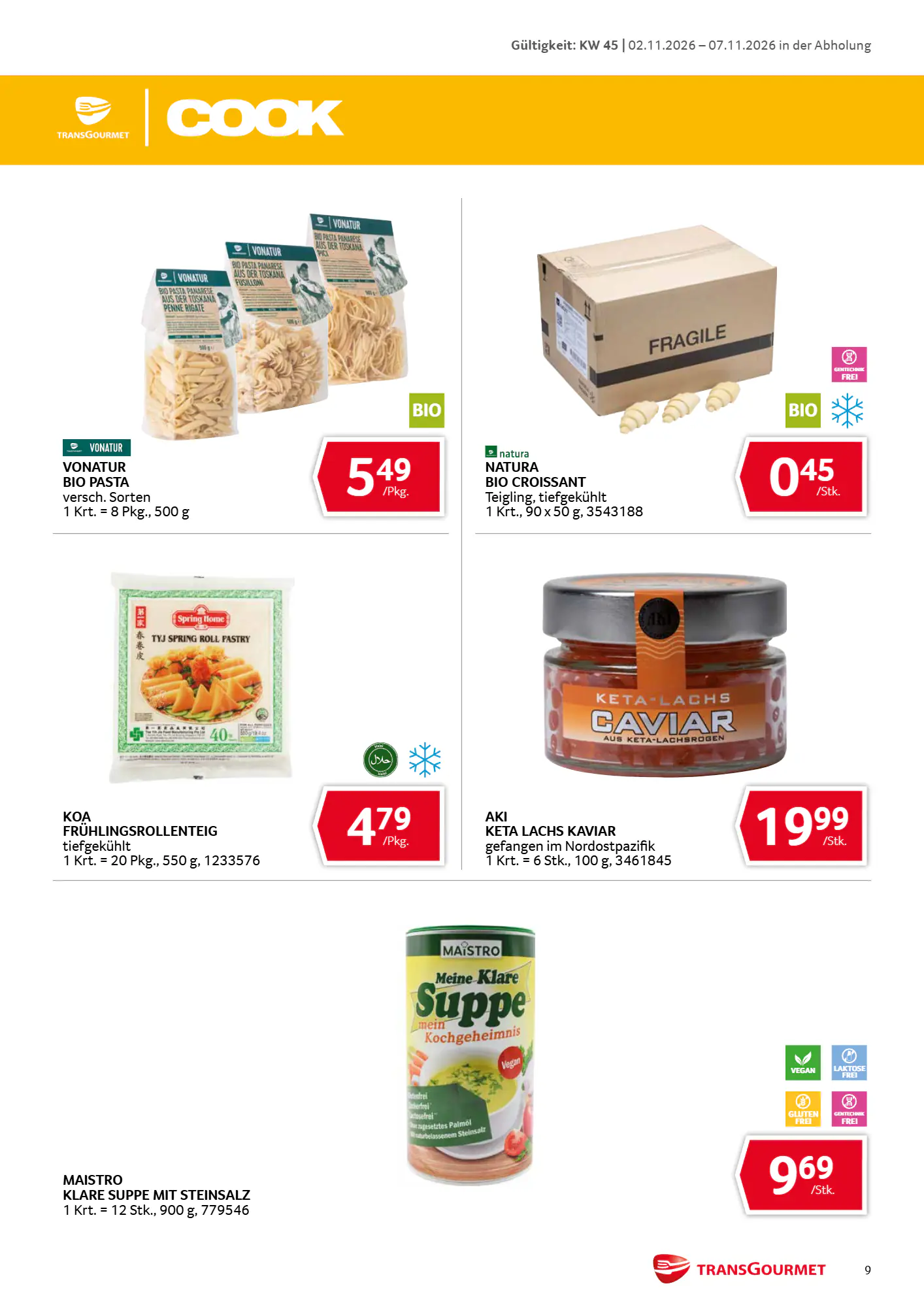 Transgourmet Flugblatt (ab 01.11.2026) - Angebote und Prospekt - Seite 9