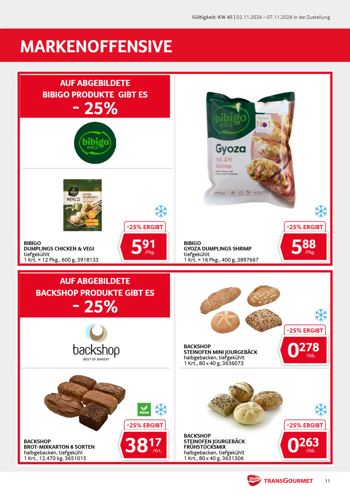 Transgourmet Flugblatt (ab 01.11.2026) - Angebote und Prospekt - Seite 11