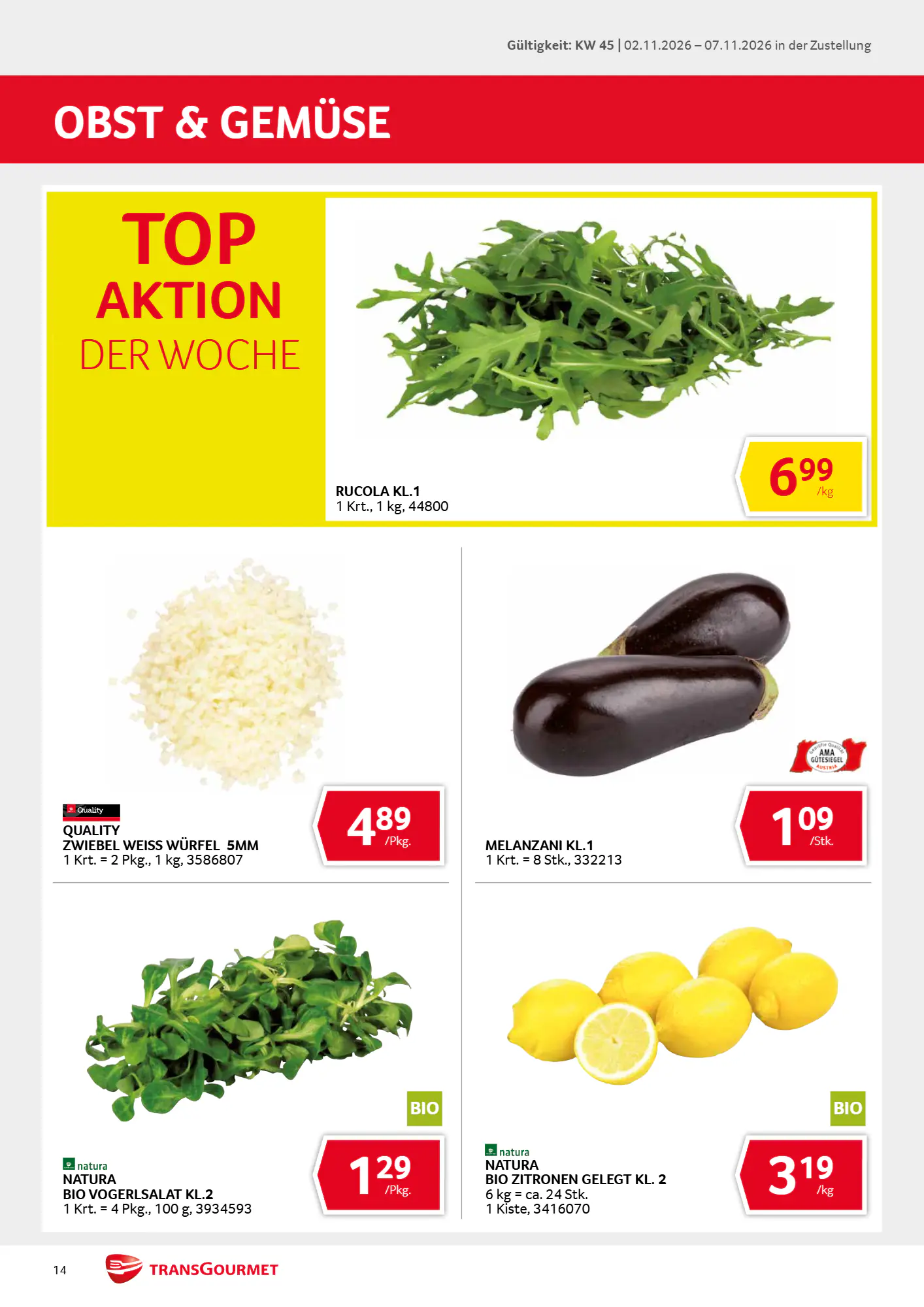 Transgourmet Flugblatt (ab 01.11.2026) - Angebote und Prospekt - Seite 14
