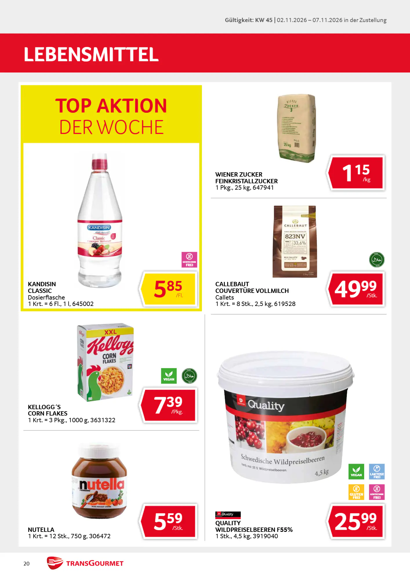 Transgourmet Flugblatt (ab 01.11.2026) - Angebote und Prospekt - Seite 20