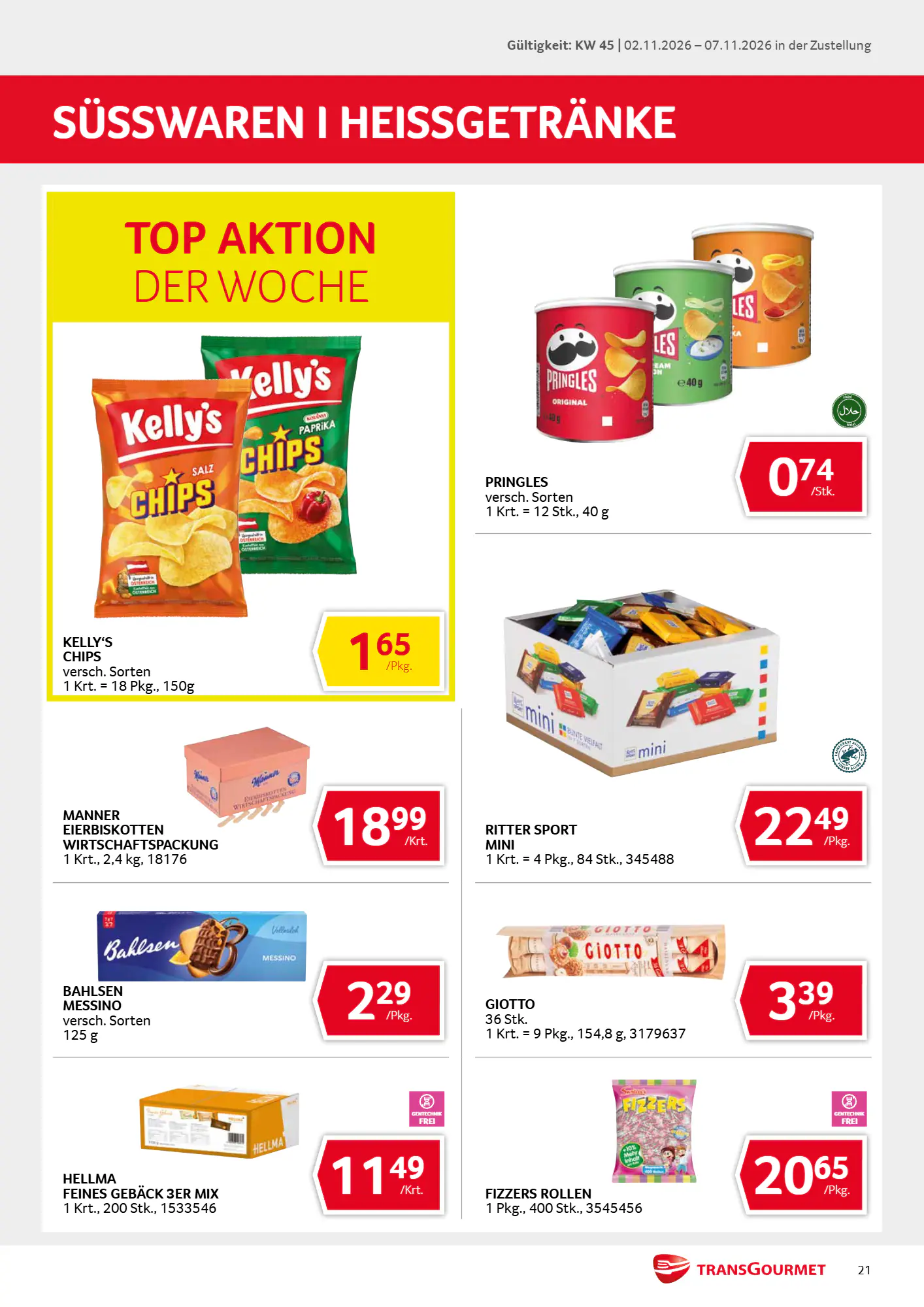 Transgourmet Flugblatt (ab 01.11.2026) - Angebote und Prospekt - Seite 21