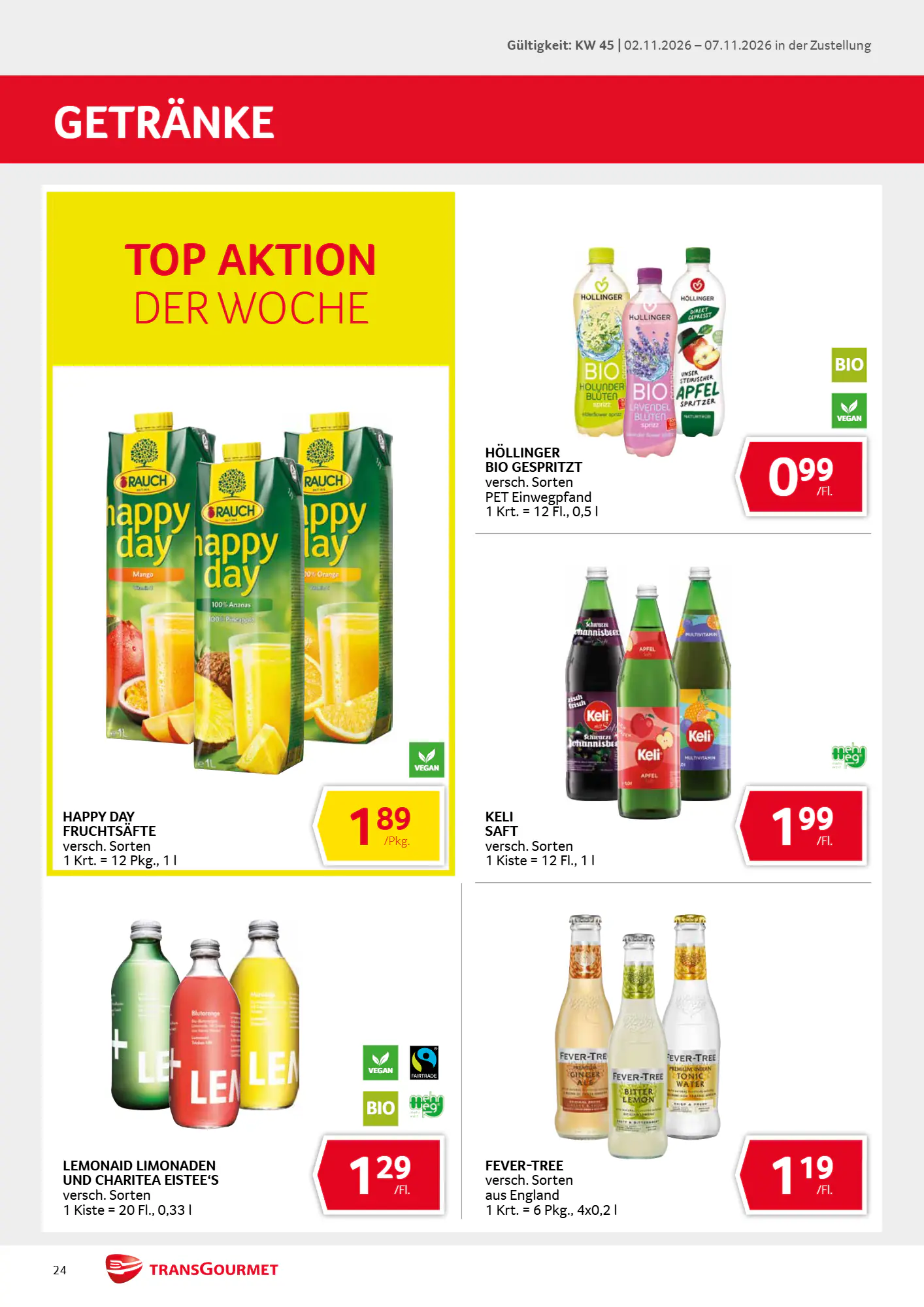 Transgourmet Flugblatt (ab 01.11.2026) - Angebote und Prospekt - Seite 24