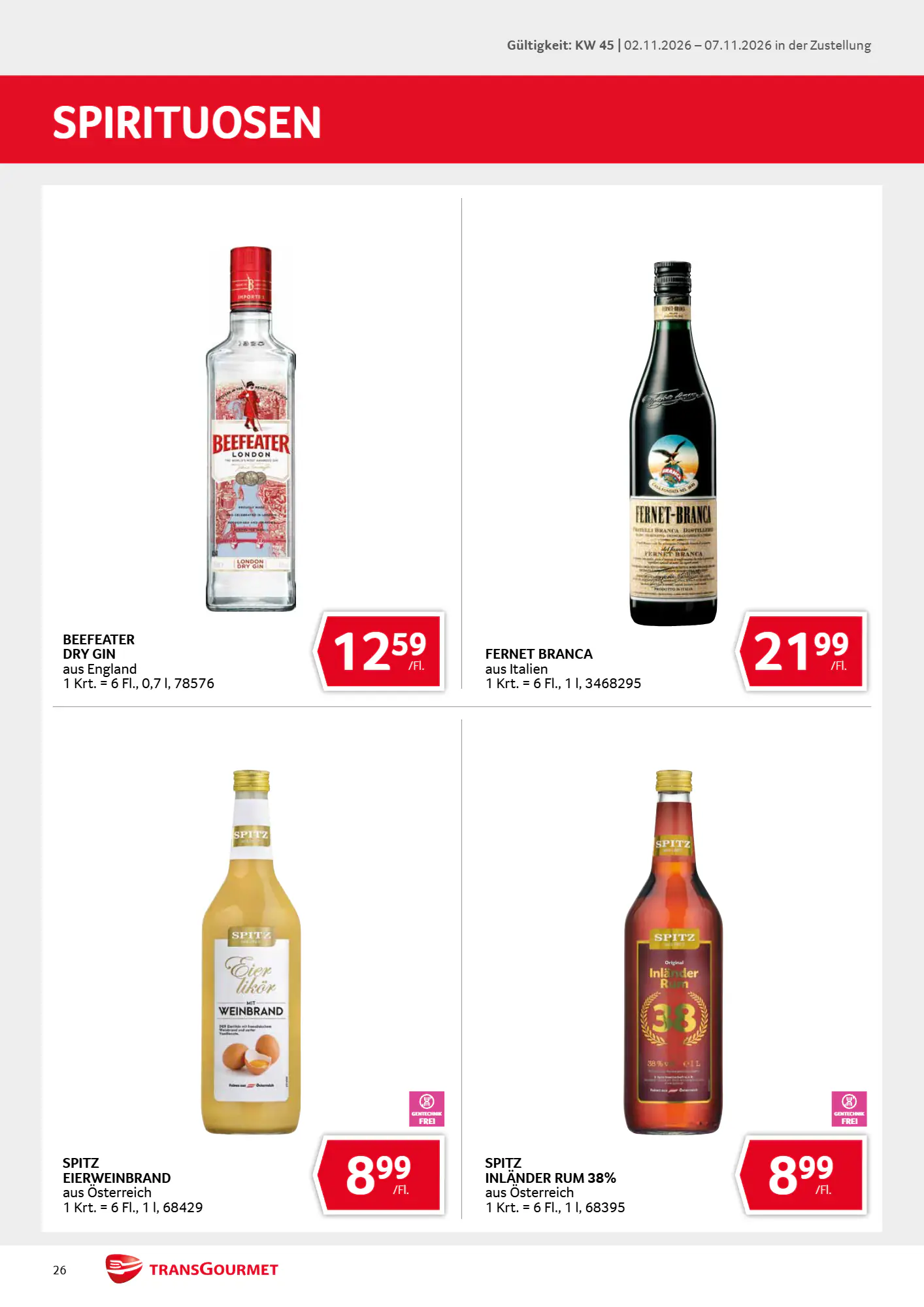 Transgourmet Flugblatt (ab 01.11.2026) - Angebote und Prospekt - Seite 26
