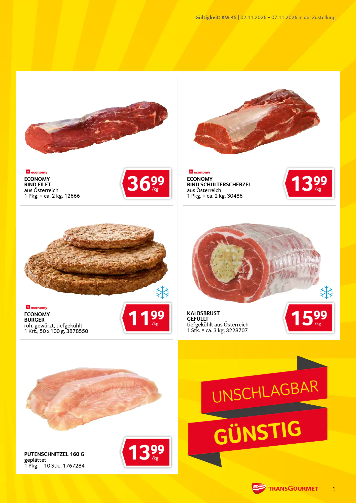 Transgourmet Flugblatt (ab 01.11.2026) - Angebote und Prospekt - Seite 3