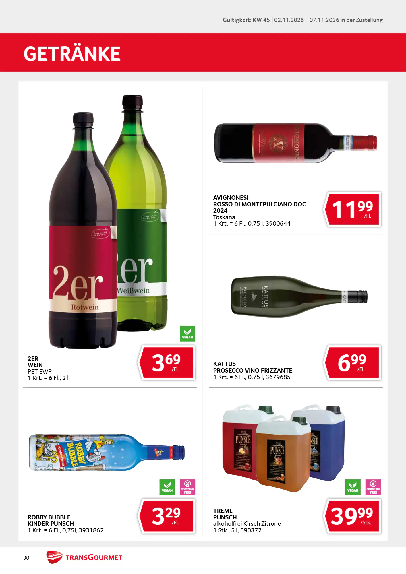 Transgourmet Flugblatt (ab 01.11.2026) - Angebote und Prospekt - Seite 30