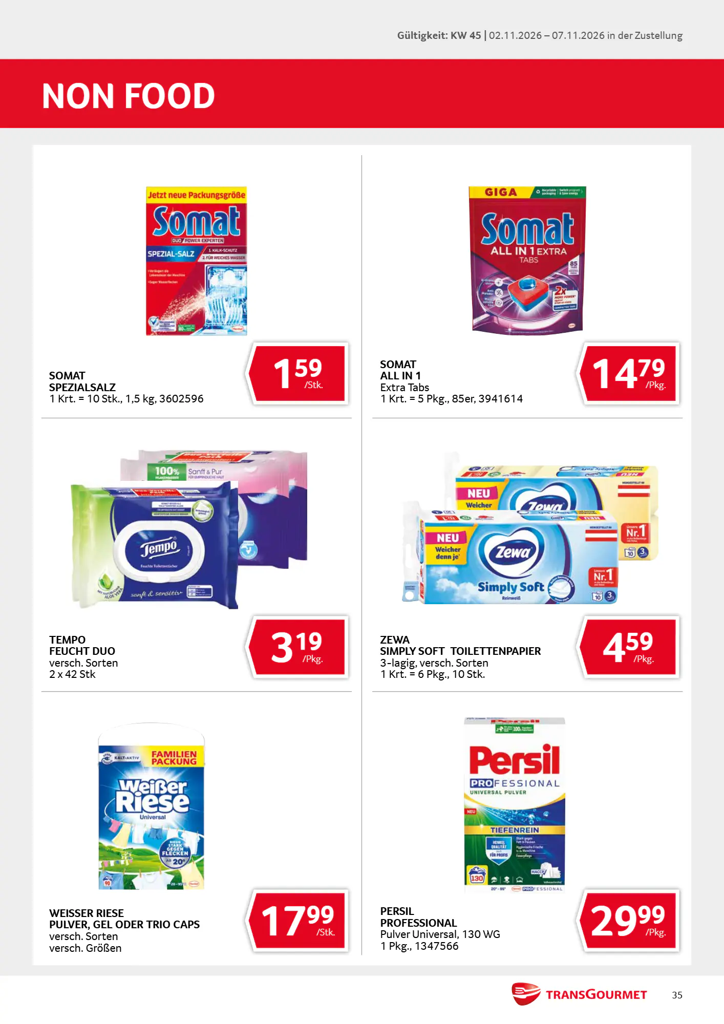 Transgourmet Flugblatt (ab 01.11.2026) - Angebote und Prospekt - Seite 35