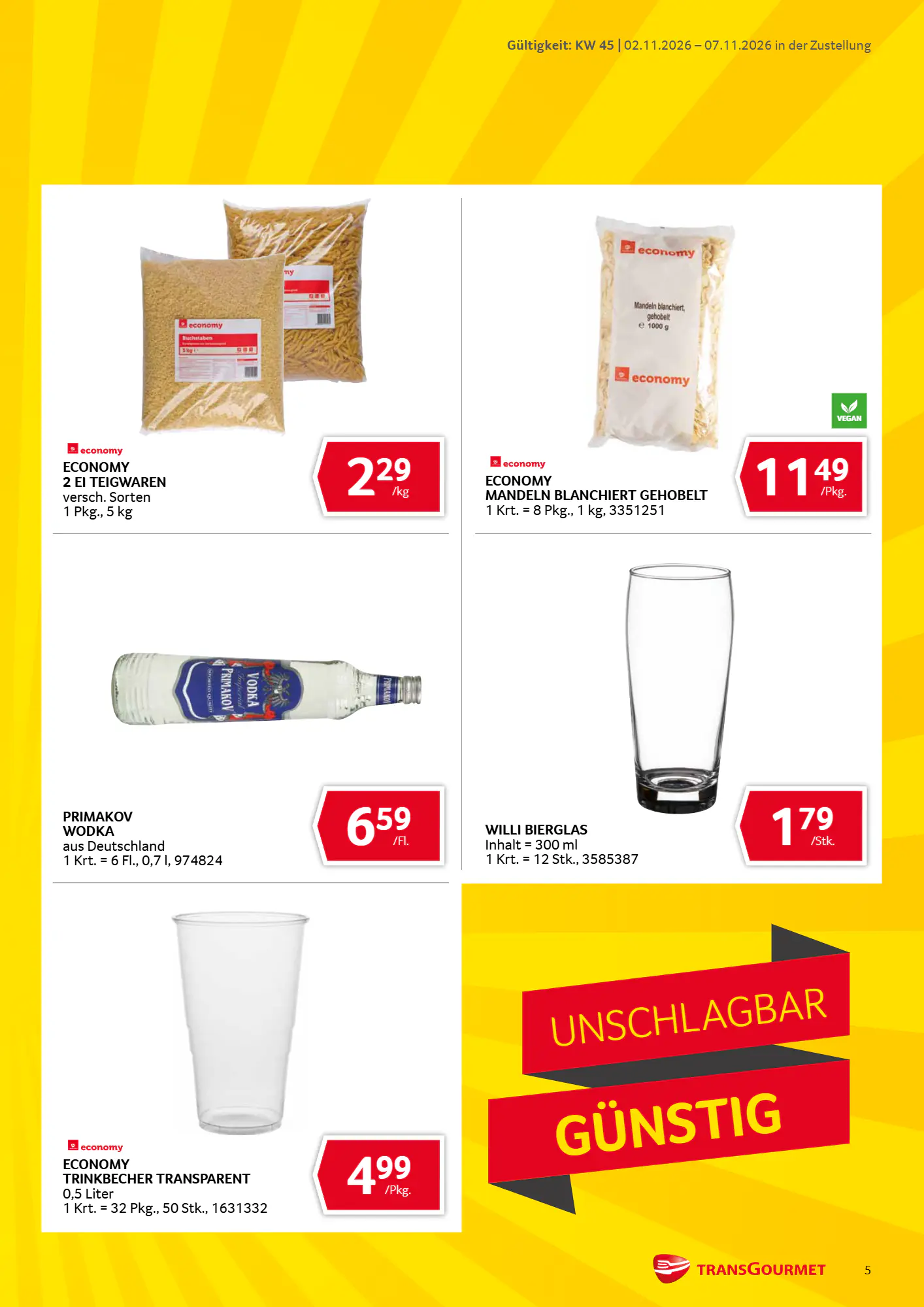 Transgourmet Flugblatt (ab 01.11.2026) - Angebote und Prospekt - Seite 5