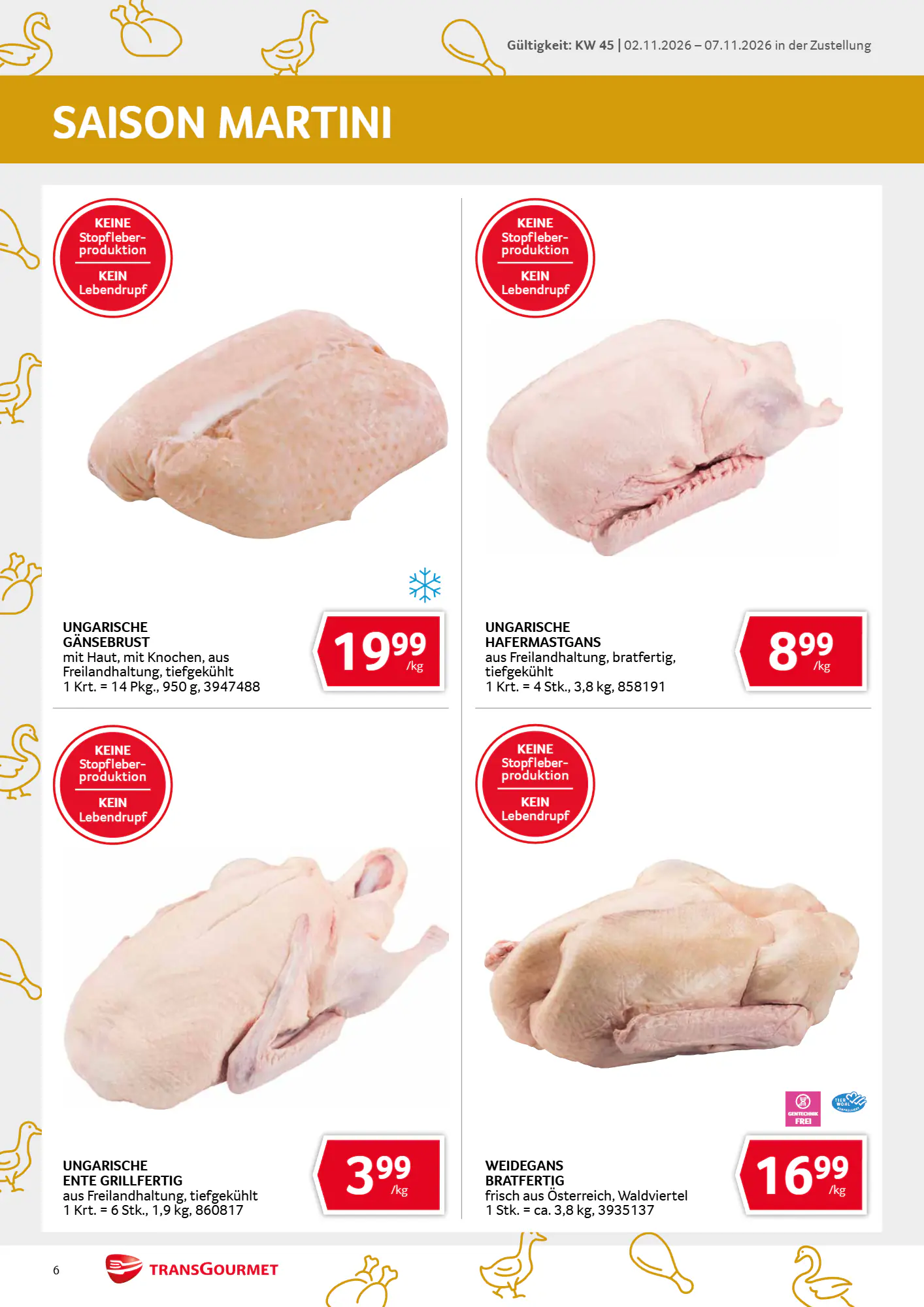 Transgourmet Flugblatt (ab 01.11.2026) - Angebote und Prospekt - Seite 6