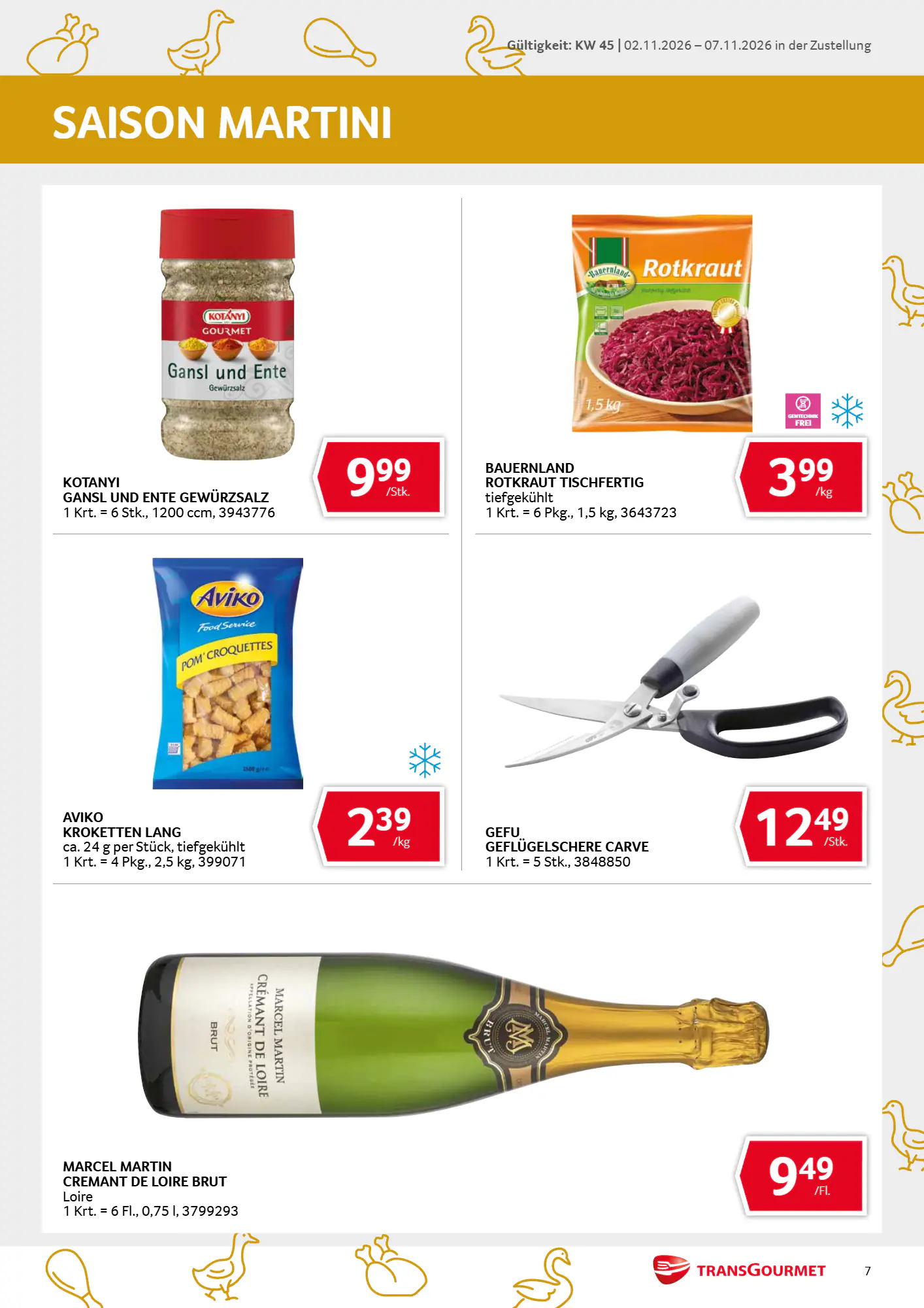 Transgourmet Flugblatt (ab 01.11.2026) - Angebote und Prospekt - Seite 7