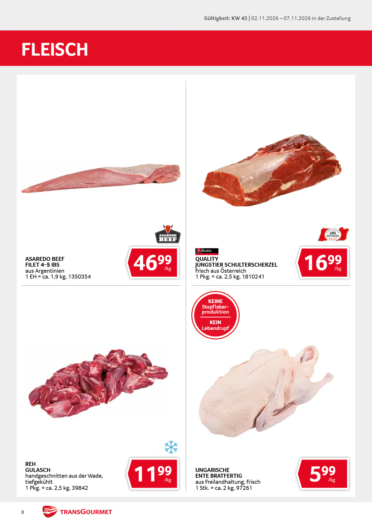 Transgourmet Flugblatt (ab 01.11.2026) - Angebote und Prospekt - Seite 8