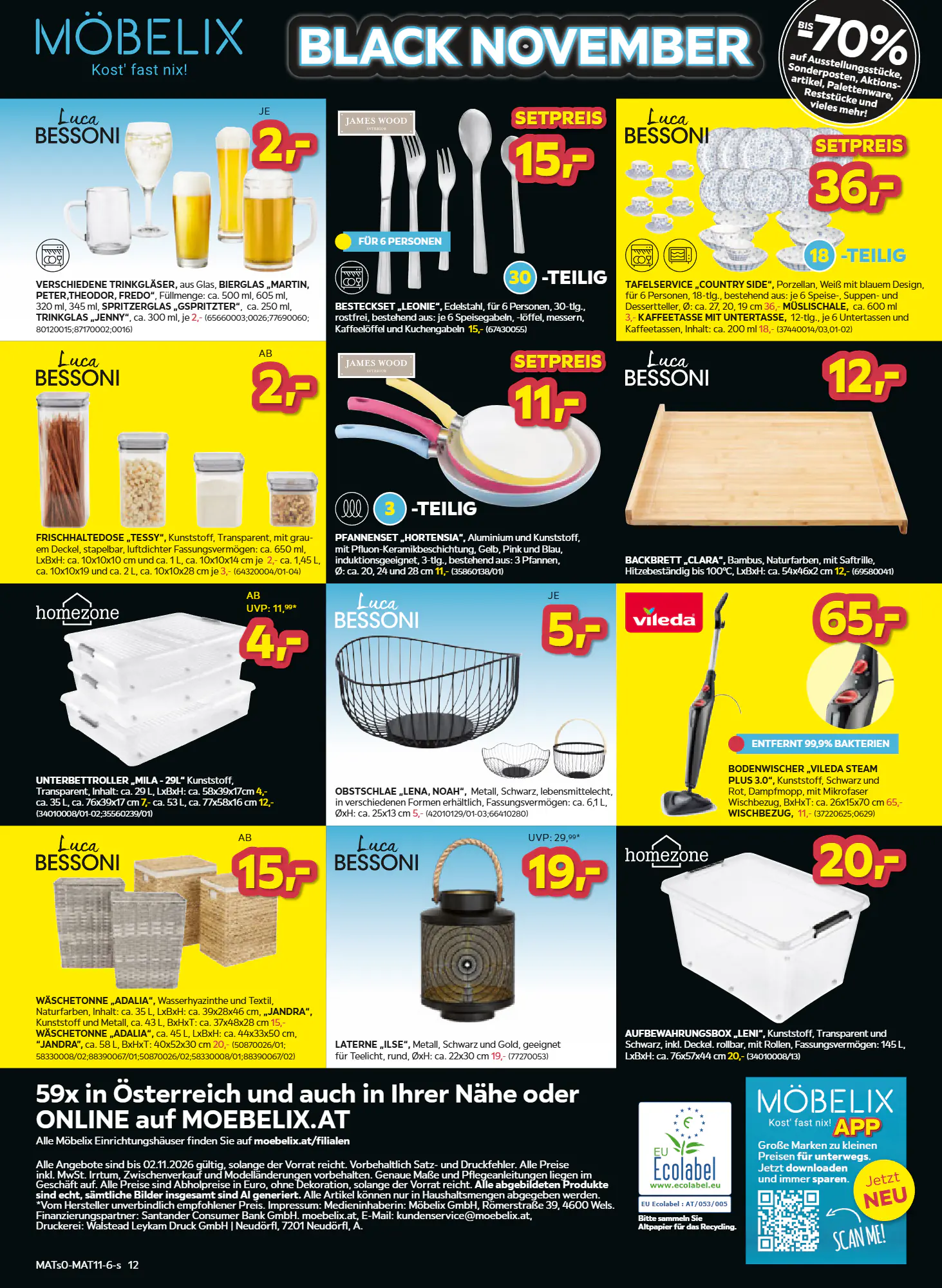 Möbelix Flugblatt (ab 02.11.2026) - Angebote und Prospekt - Seite 12