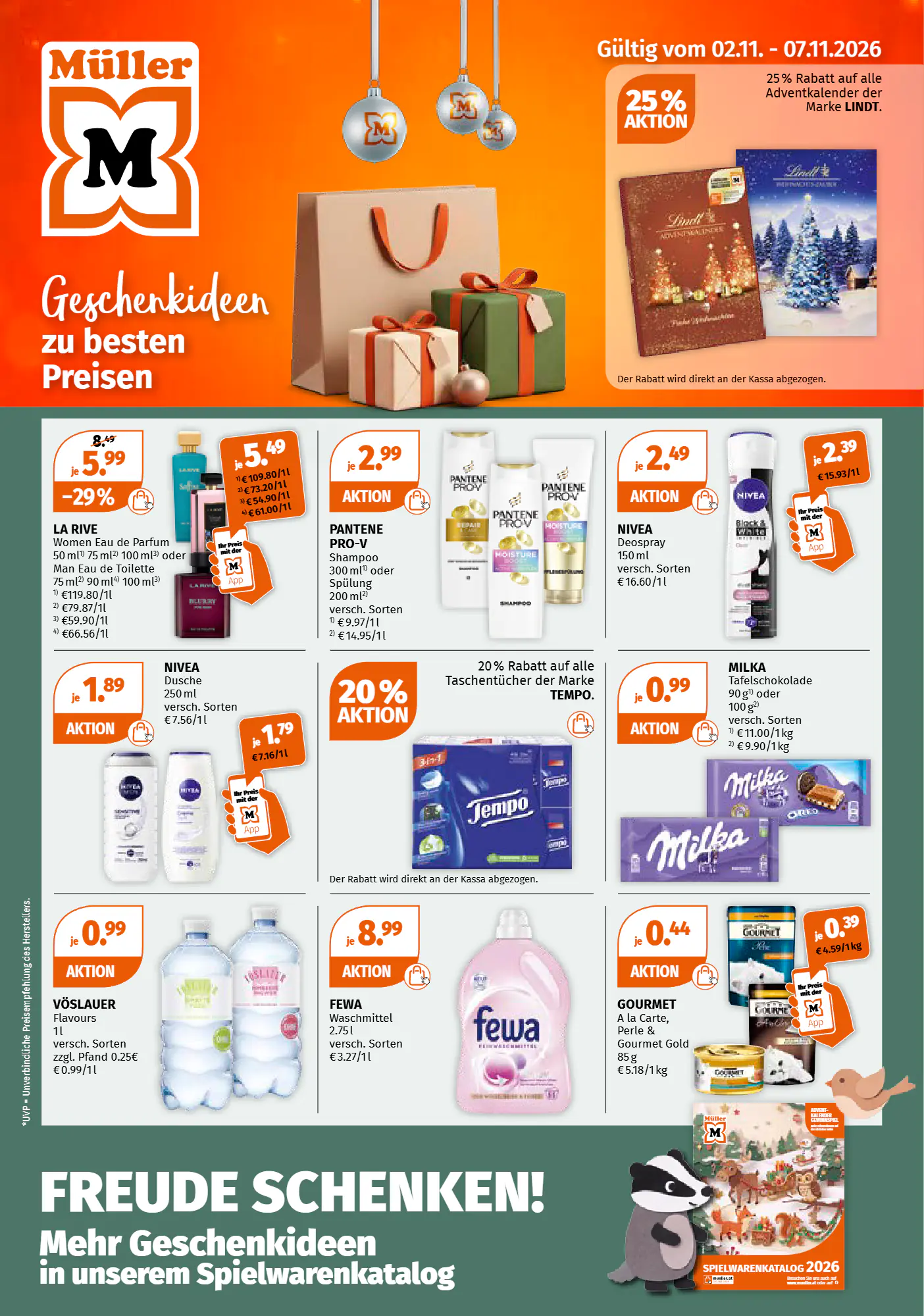 Müller Flugblatt (ab 02.11.2026) - Angebote und Prospekt - Seite 1