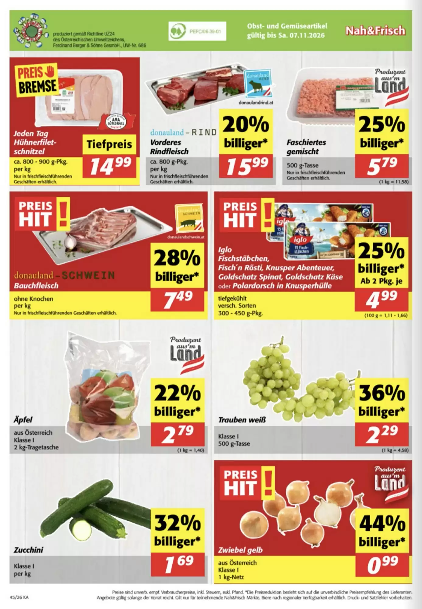 Nah&Frisch Flugblatt (ab 04.11.2026) - Angebote und Prospekt - Seite 8
