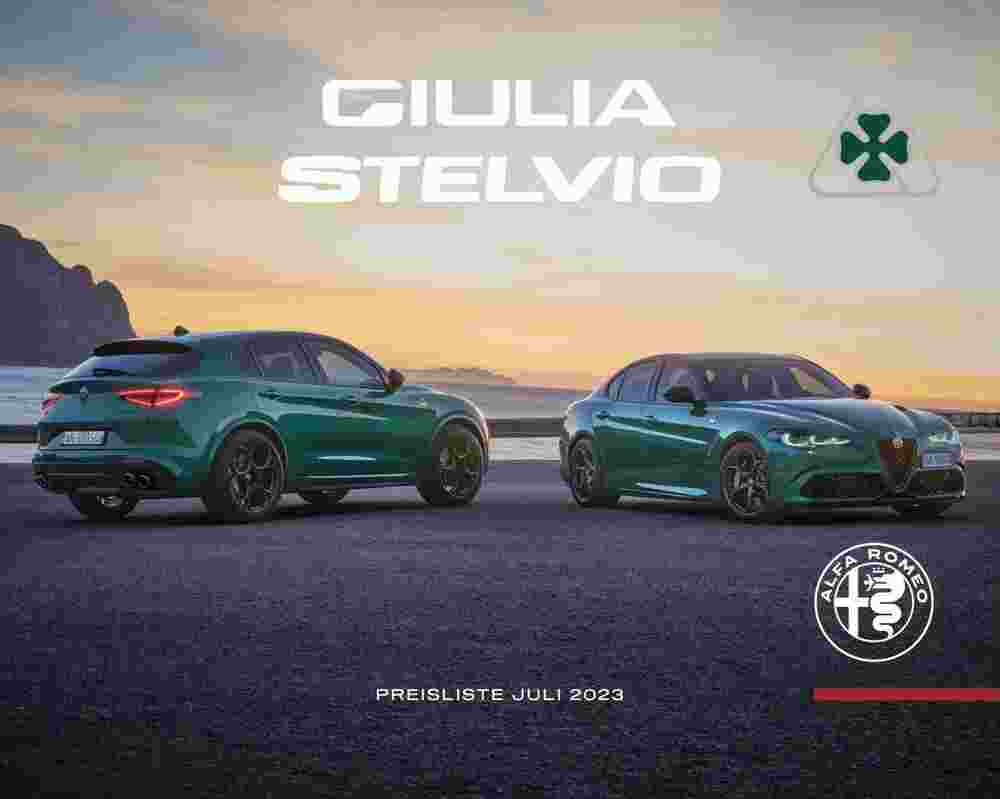 Alfa Romeo Prospekt (ab 26.07.2023) zum Blättern - Seite 1