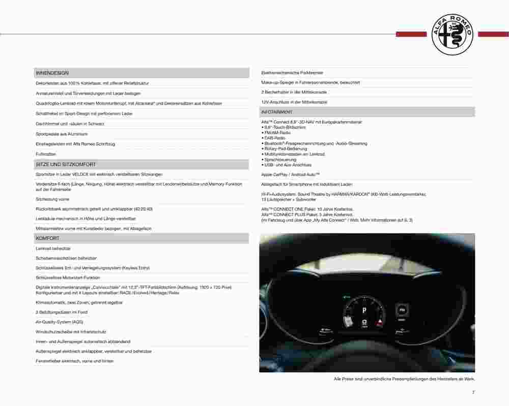 Alfa Romeo Prospekt (ab 26.07.2023) zum Blättern - Seite 7