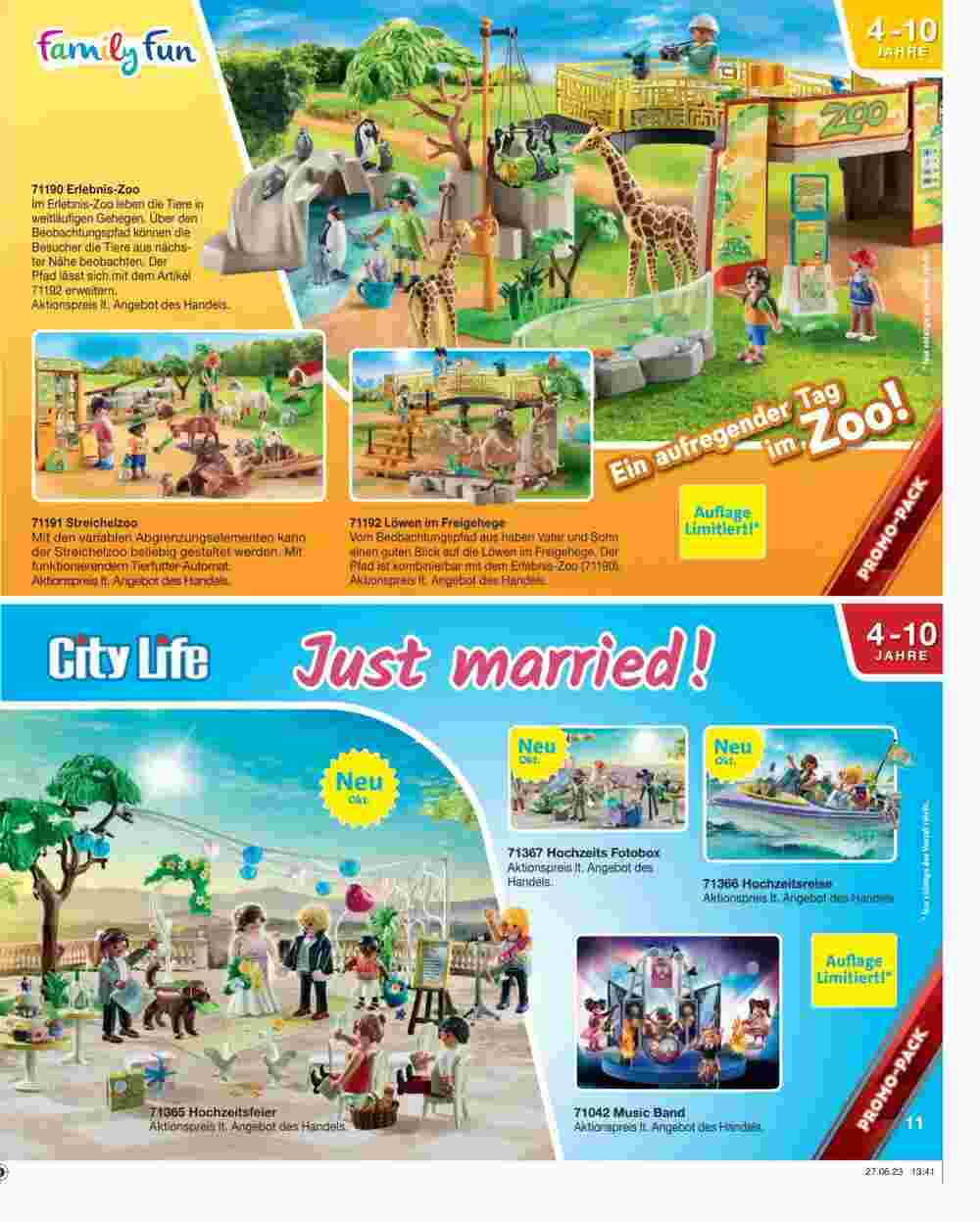 Playmobil Prospekt (ab 31.07.2023) zum Blättern - Seite 11