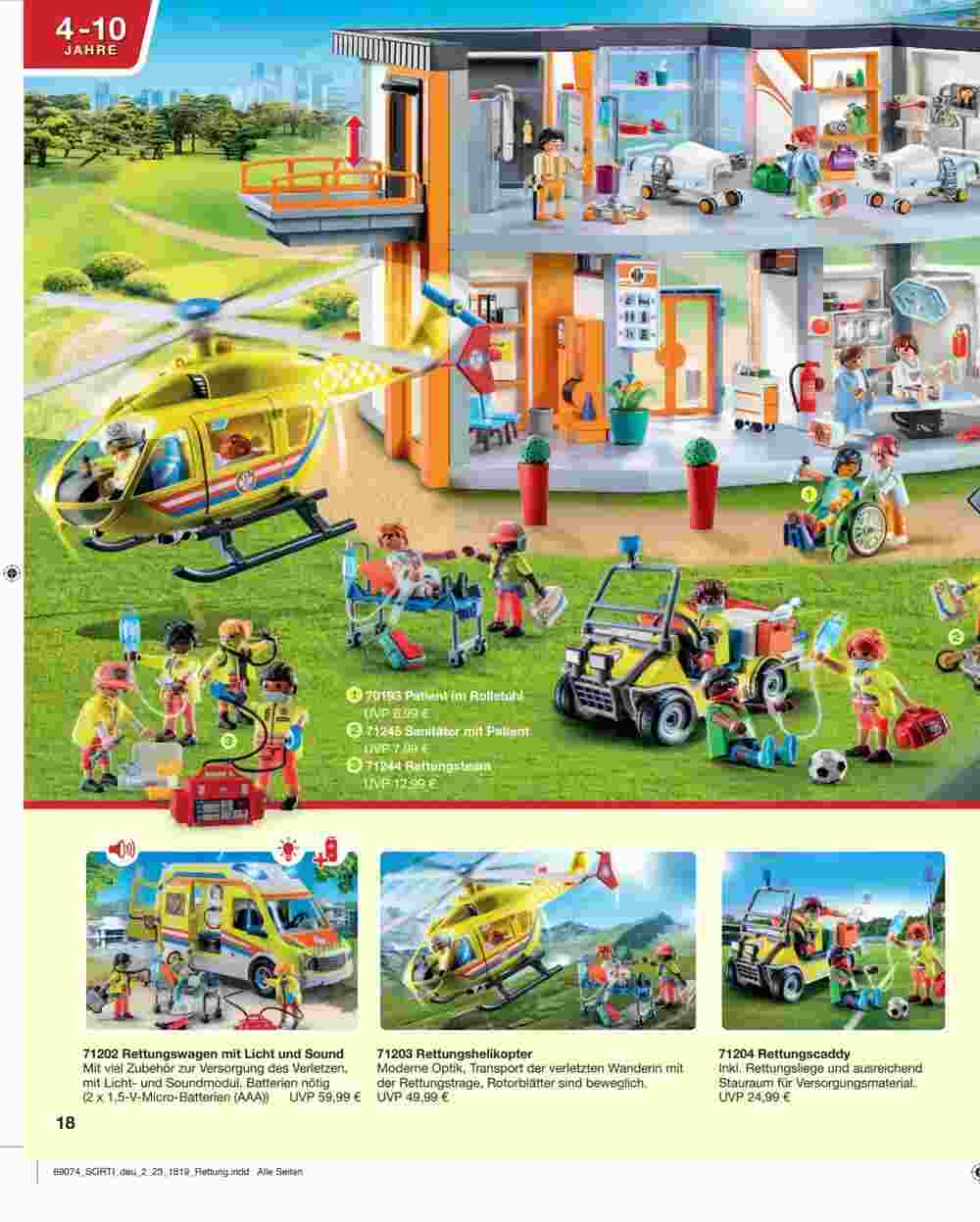 Playmobil Prospekt (ab 31.07.2023) zum Blättern - Seite 18