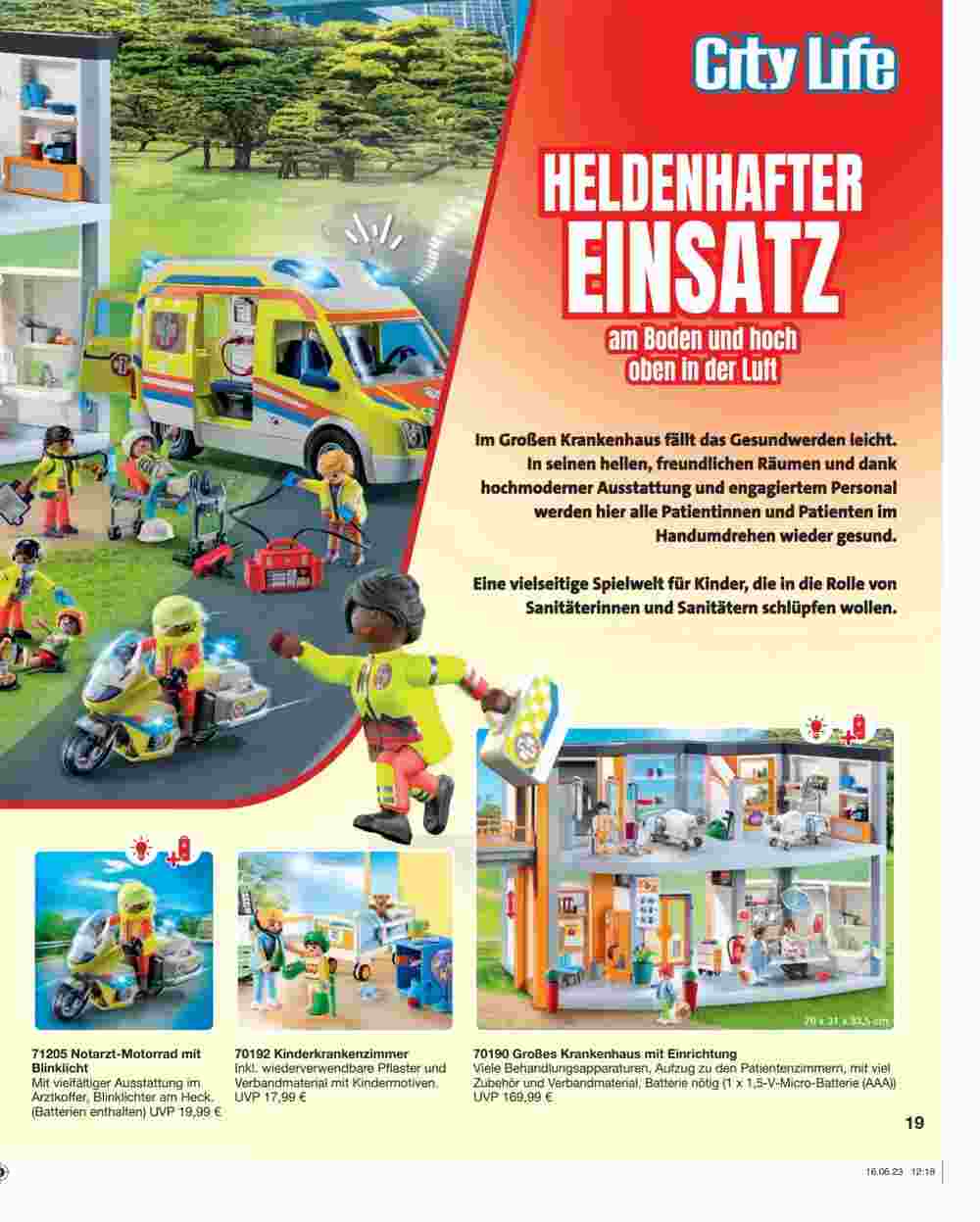 Playmobil Prospekt (ab 31.07.2023) zum Blättern - Seite 19