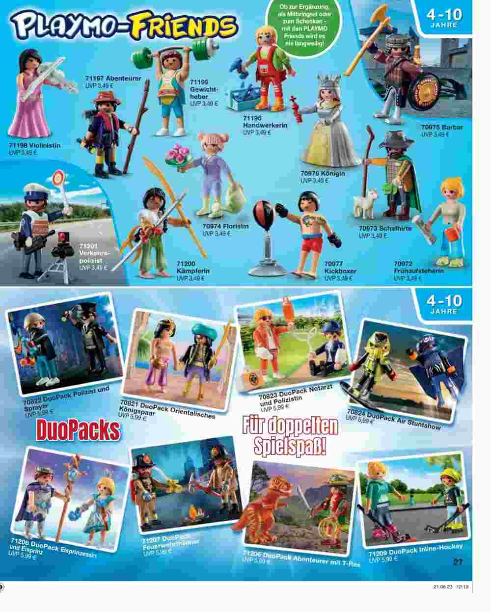 Playmobil Prospekt (ab 31.07.2023) zum Blättern - Seite 27