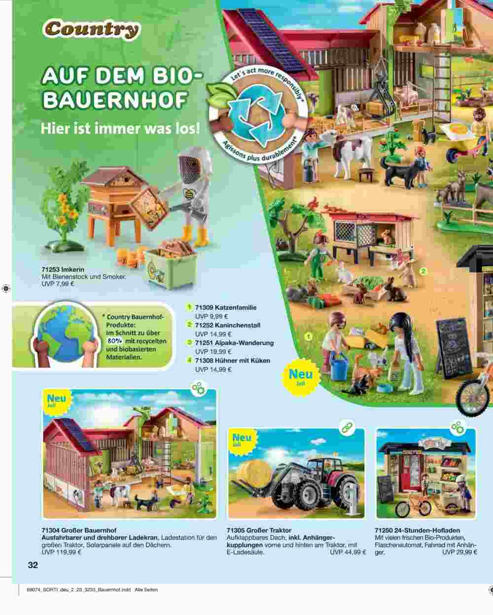 Playmobil Prospekt (ab 31.07.2023) zum Blättern - Seite 32