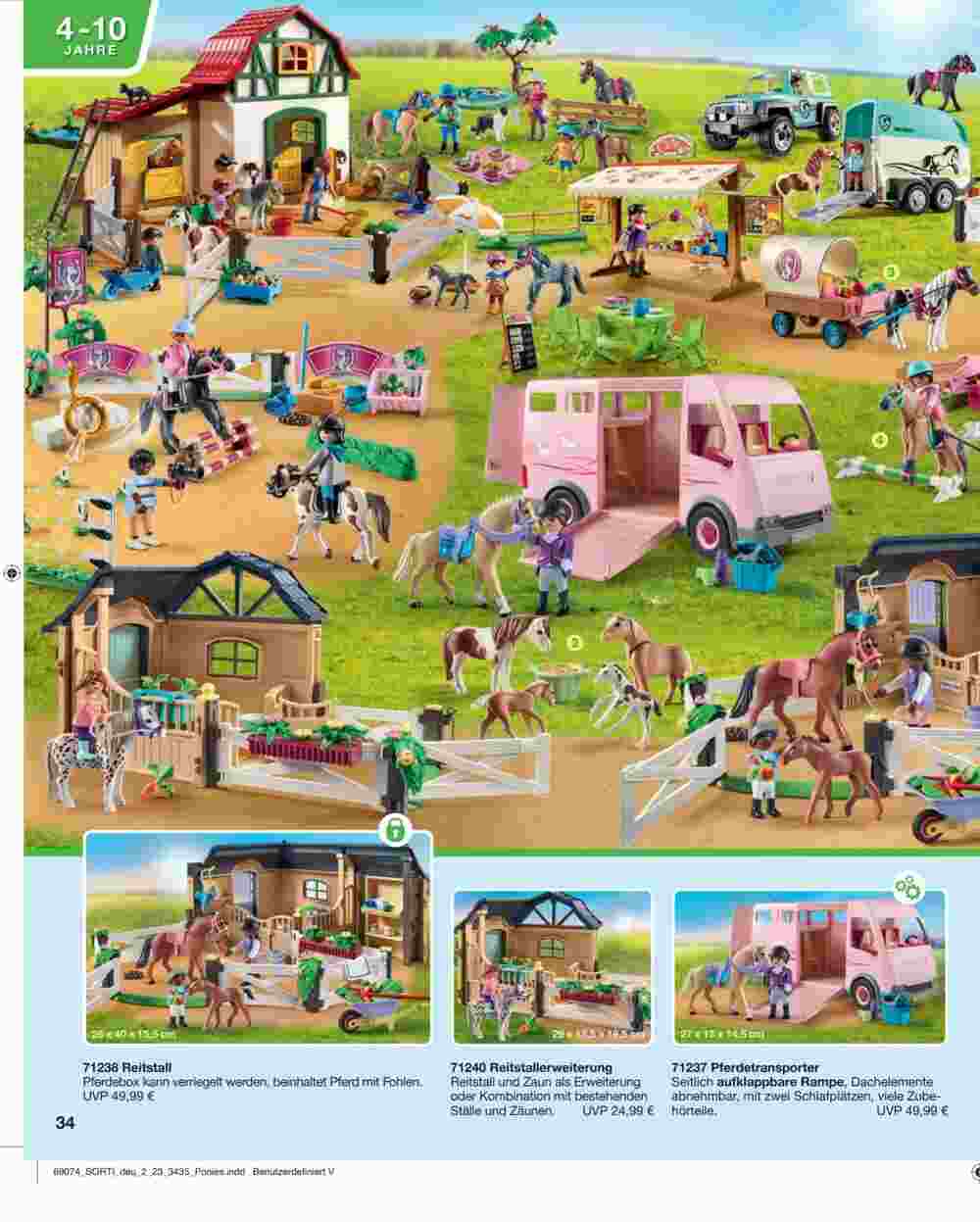 Playmobil Prospekt (ab 31.07.2023) zum Blättern - Seite 34