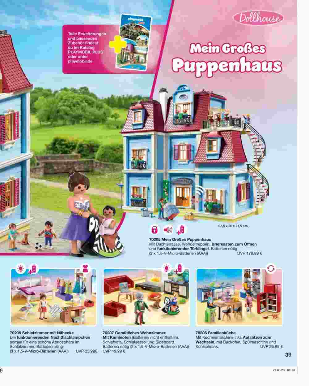 Playmobil Prospekt (ab 31.07.2023) zum Blättern - Seite 39