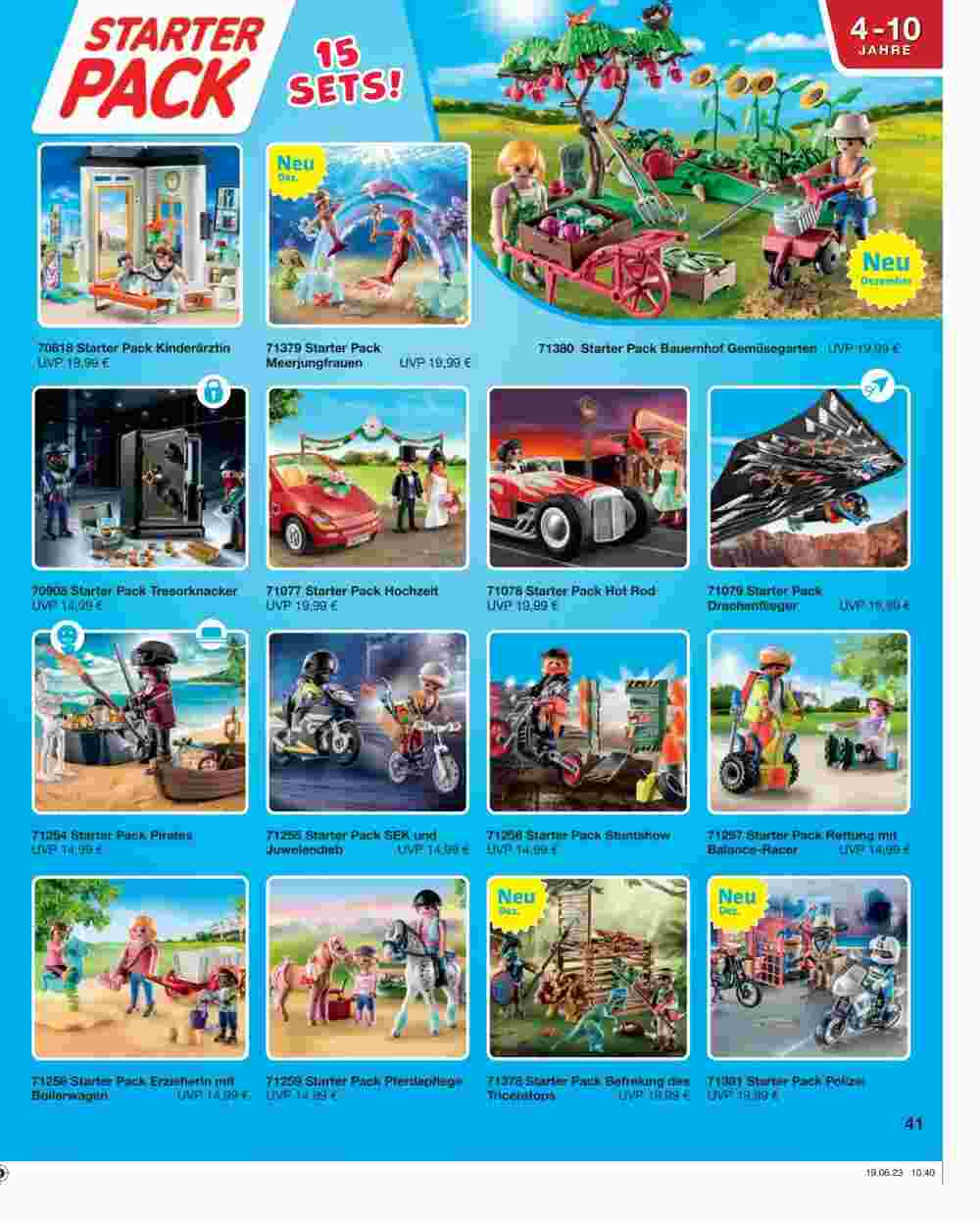 Playmobil Prospekt (ab 31.07.2023) zum Blättern - Seite 41