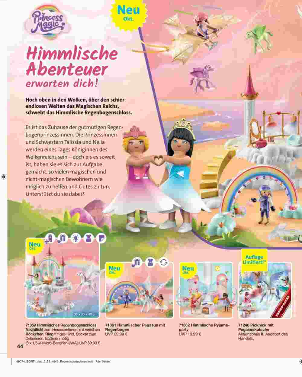 Playmobil Prospekt (ab 31.07.2023) zum Blättern - Seite 44