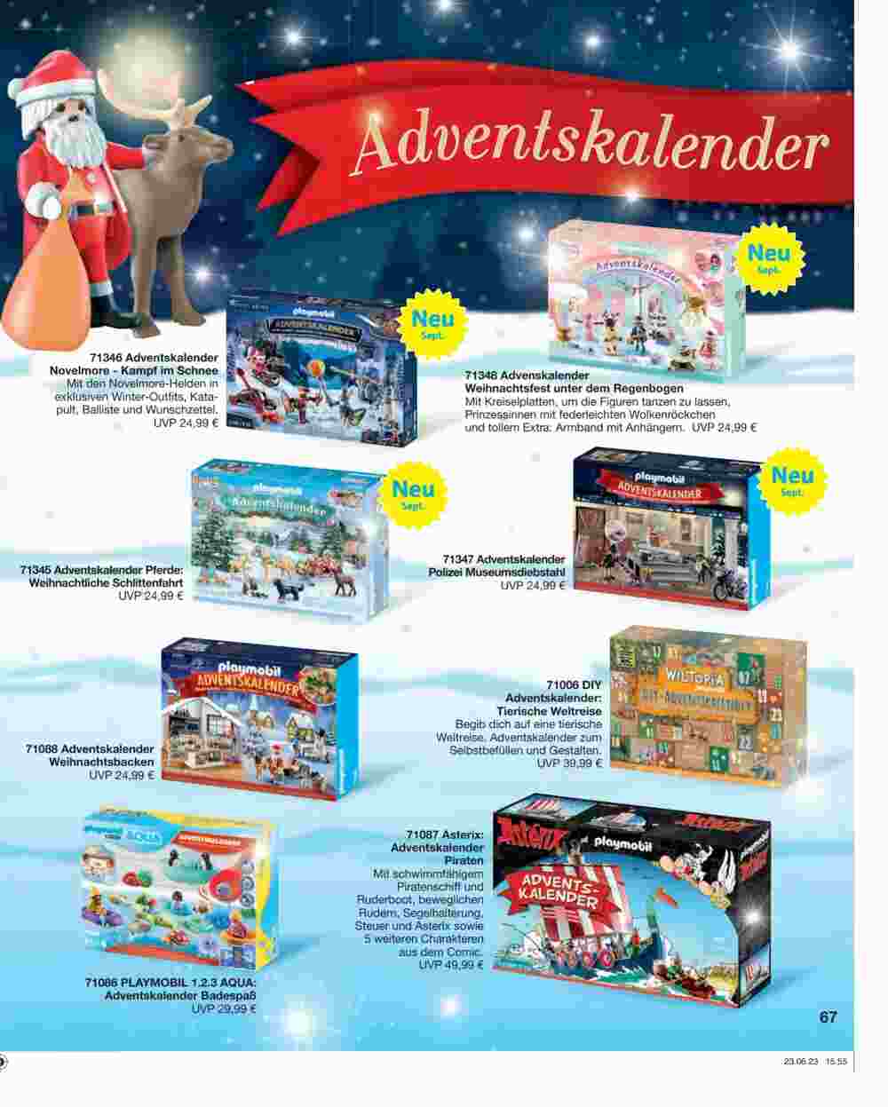 Playmobil Prospekt (ab 31.07.2023) zum Blättern - Seite 67