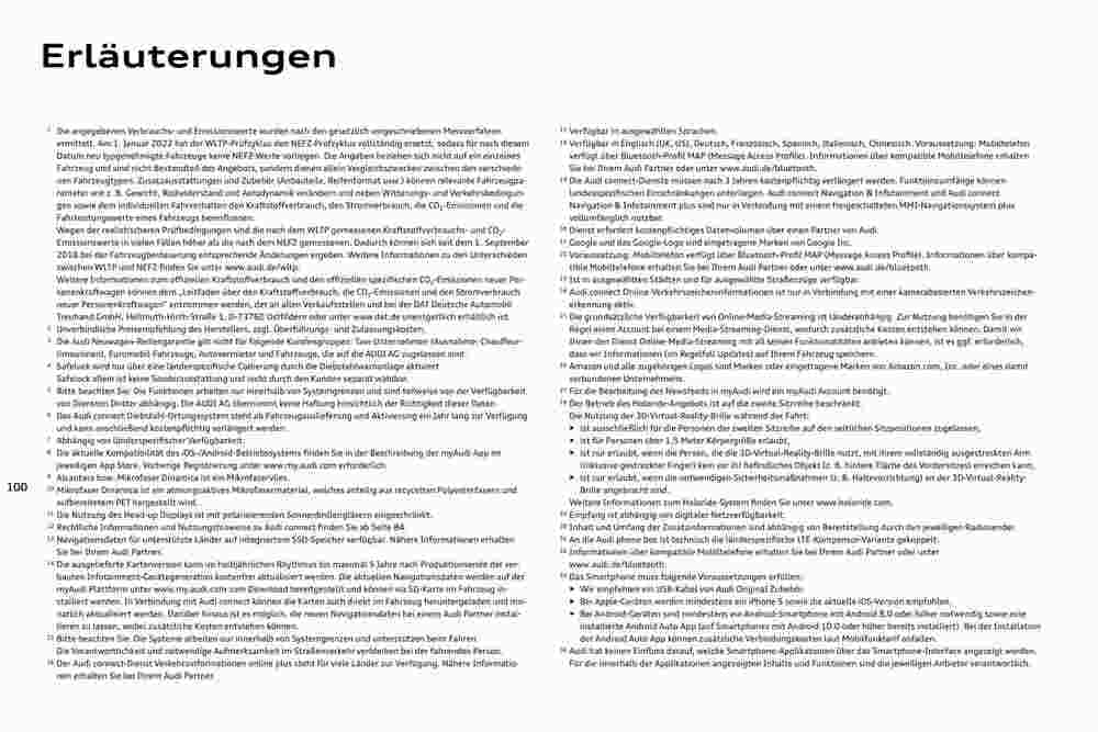 Audi Prospekt (ab 17.08.2023) zum Blättern - Seite 100