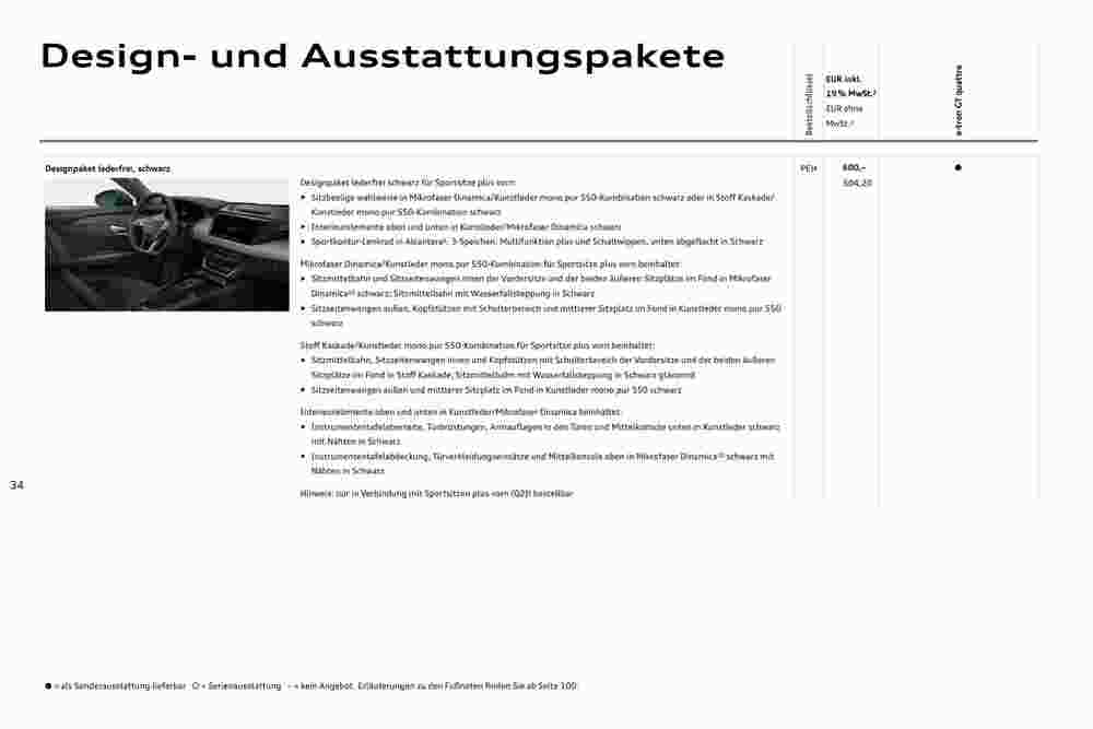 Audi Prospekt (ab 17.08.2023) zum Blättern - Seite 34