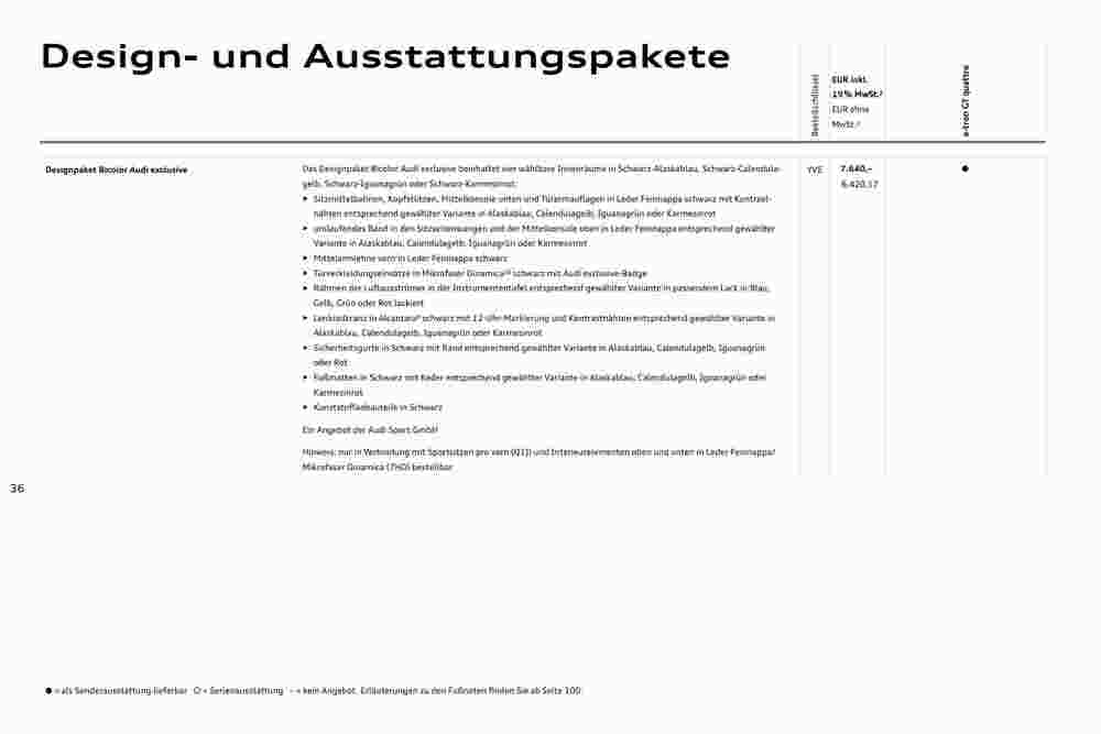 Audi Prospekt (ab 17.08.2023) zum Blättern - Seite 36