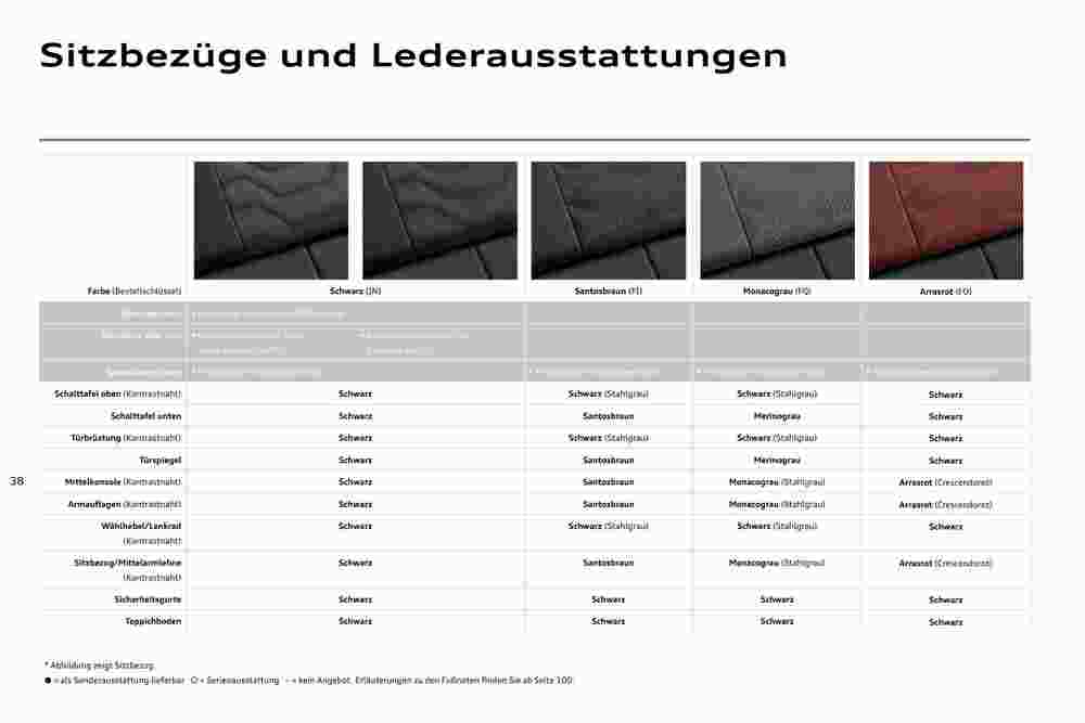 Audi Prospekt (ab 17.08.2023) zum Blättern - Seite 38