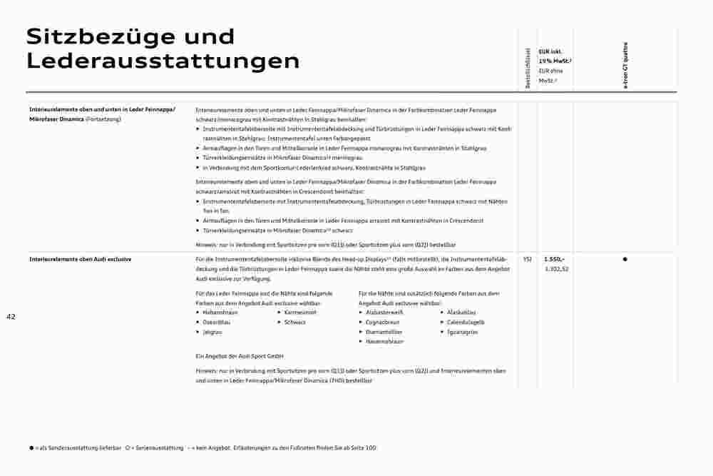 Audi Prospekt (ab 17.08.2023) zum Blättern - Seite 42
