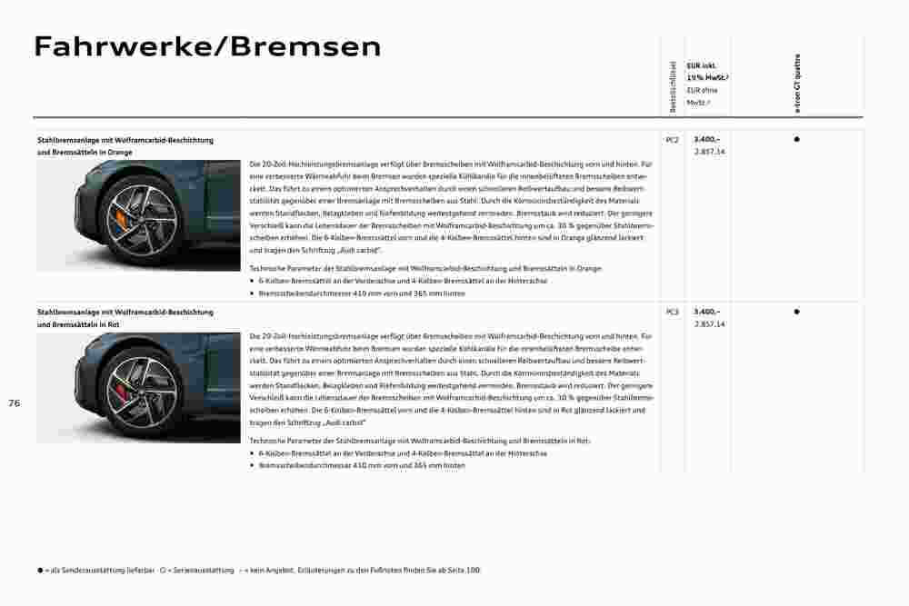 Audi Prospekt (ab 17.08.2023) zum Blättern - Seite 76