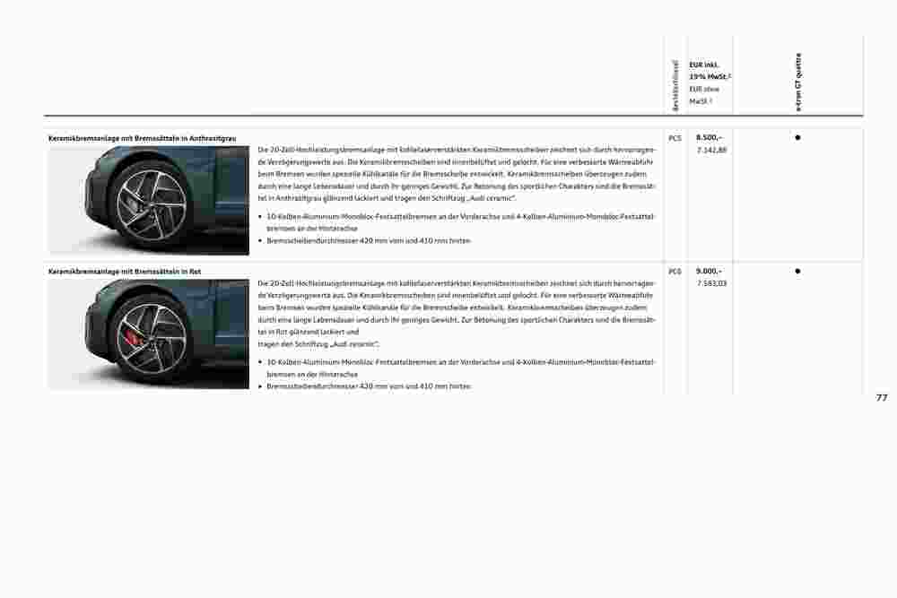 Audi Prospekt (ab 17.08.2023) zum Blättern - Seite 77