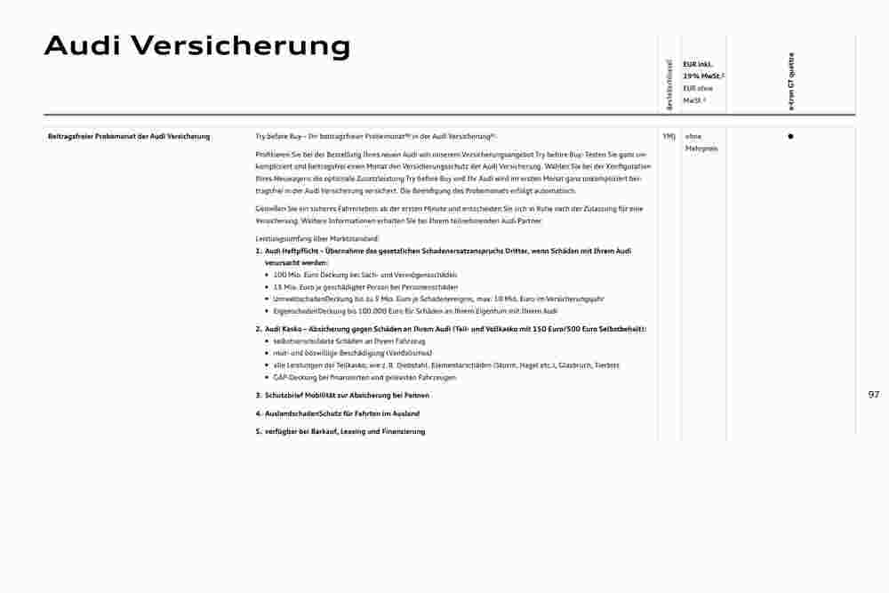 Audi Prospekt (ab 17.08.2023) zum Blättern - Seite 97