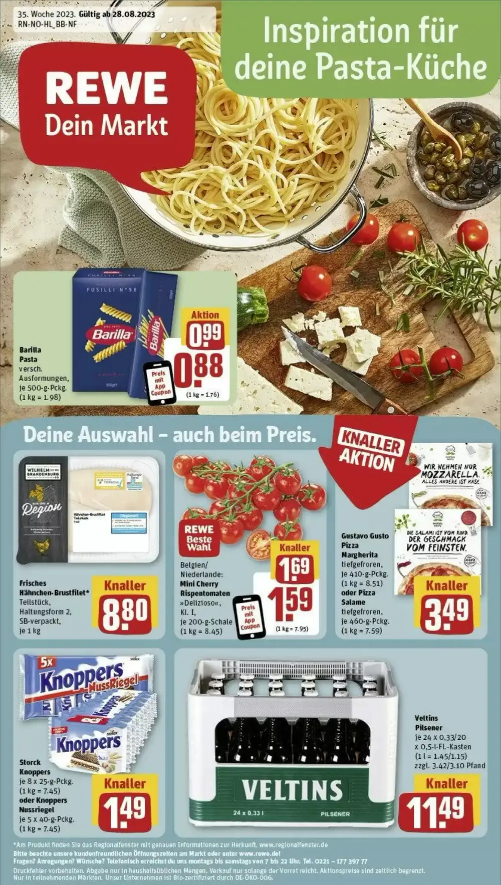 REWE Prospekt (ab 28.08.2023) Zum Blättern | Prospekt Der Woche