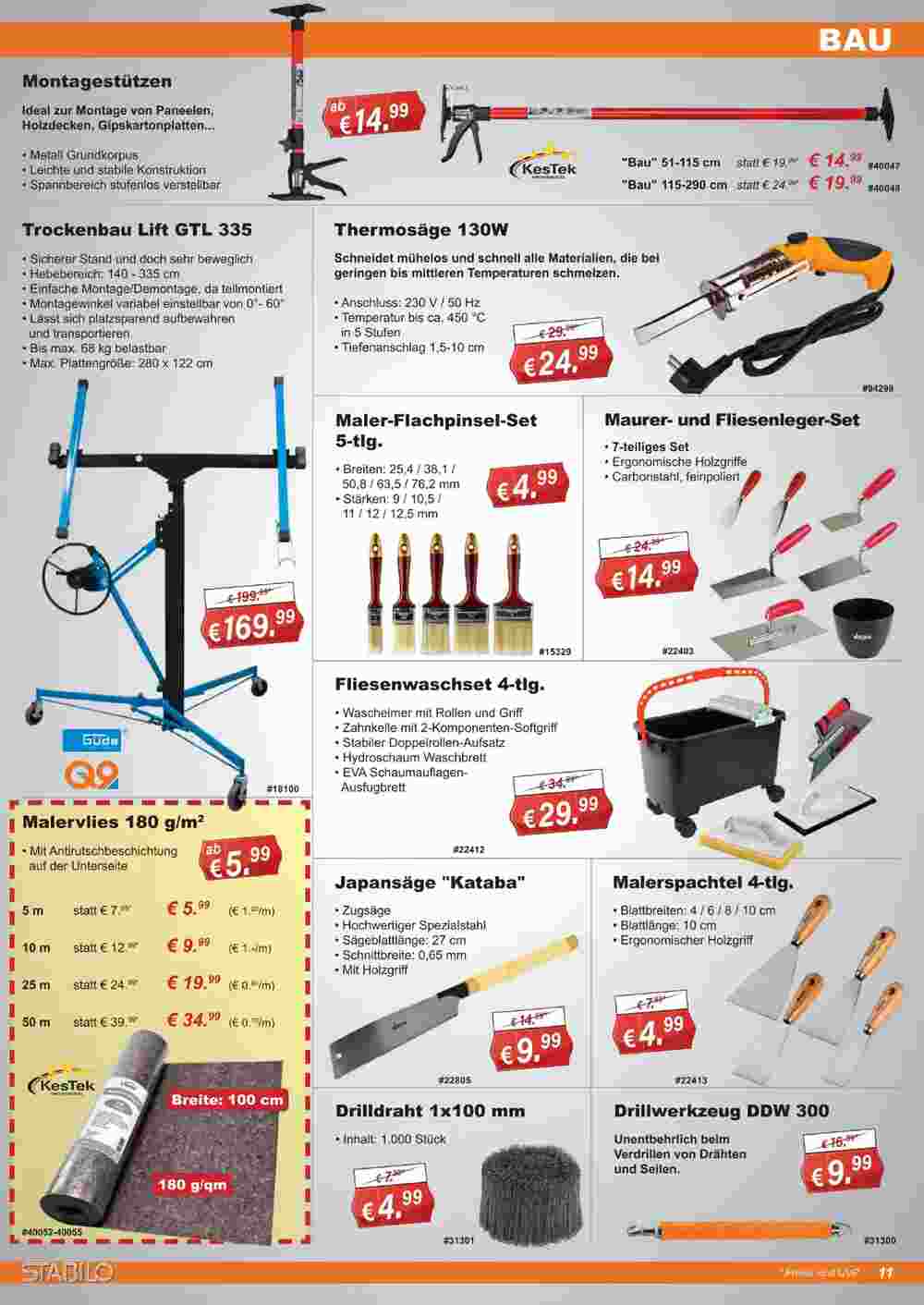 Stabilo Fachmarkt Prospekt (ab 30.08.2023) zum Blättern - Seite 11