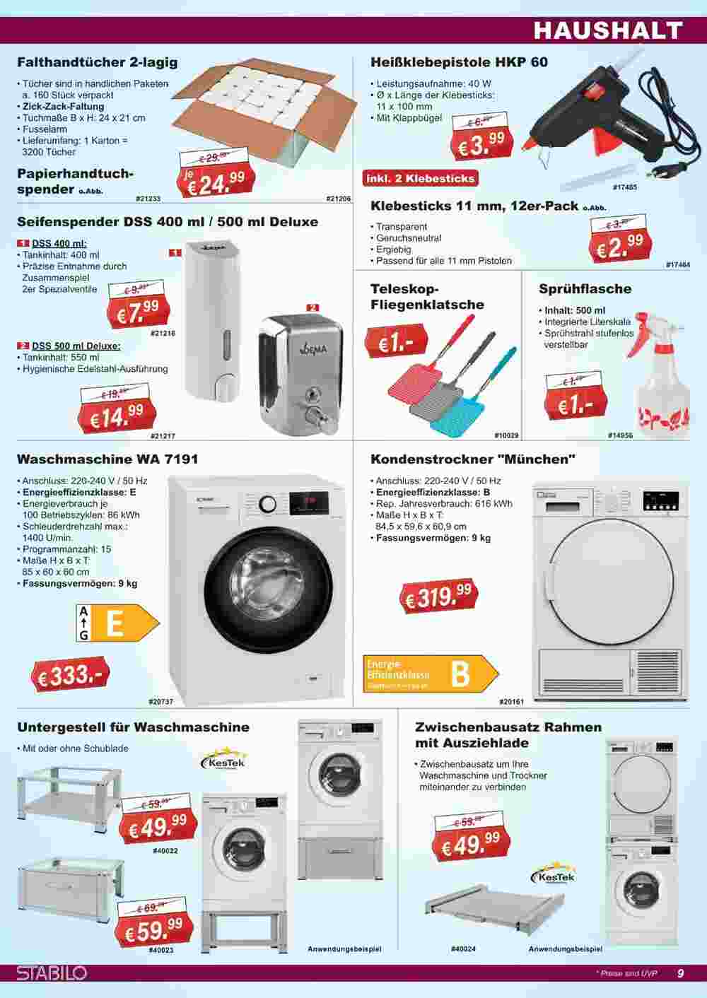 Stabilo Fachmarkt Prospekt (ab 30.08.2023) zum Blättern - Seite 9