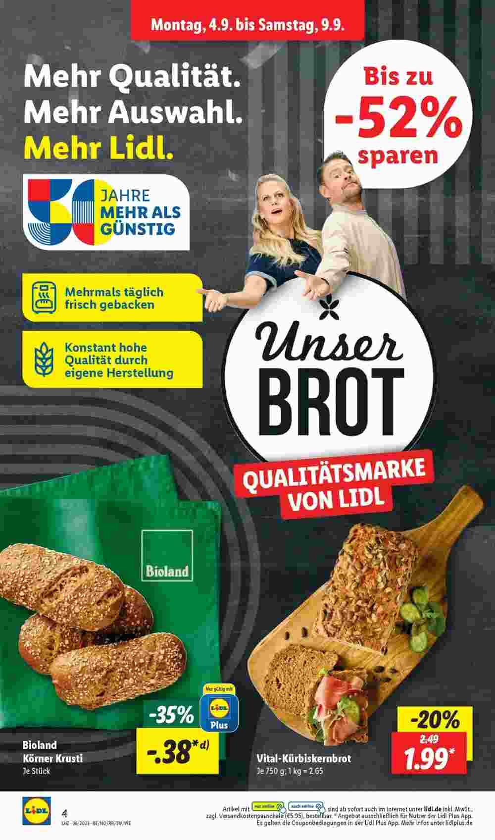 Lidl Prospekt (ab 03.09.2023) zum Blättern - Seite 4