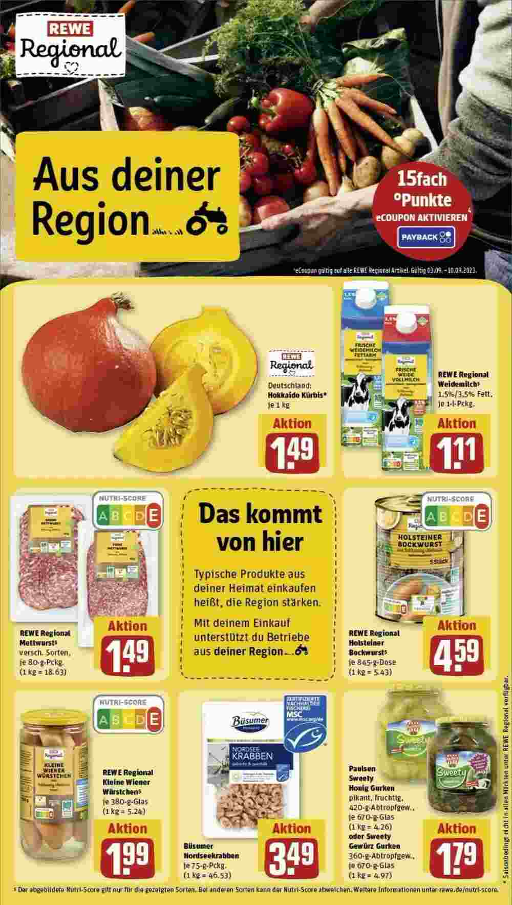 REWE Prospekt (ab 03.09.2023) zum Blättern - Seite 17