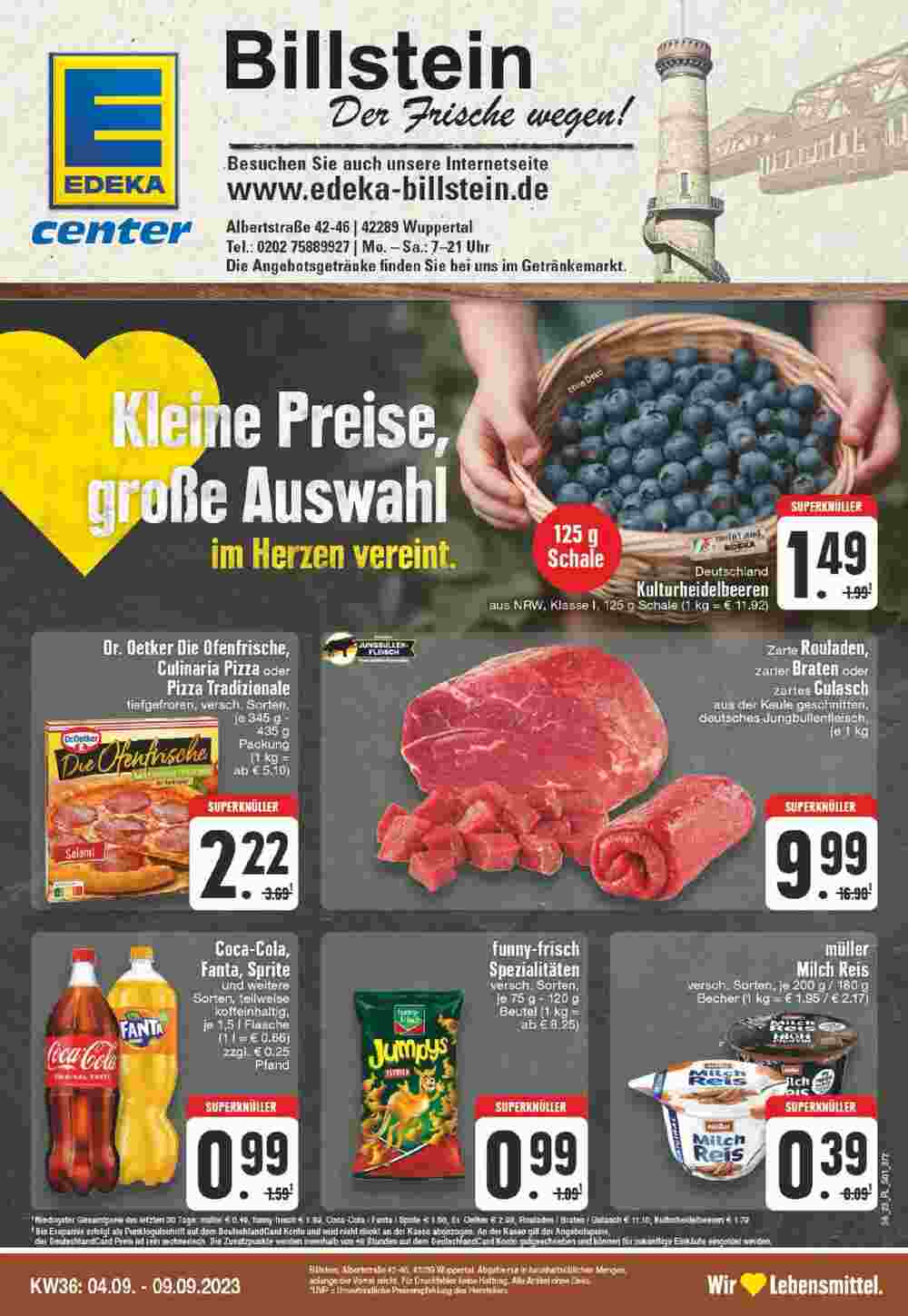 Edeka Prospekt (ab 03.09.2023) zum Blättern - Seite 1