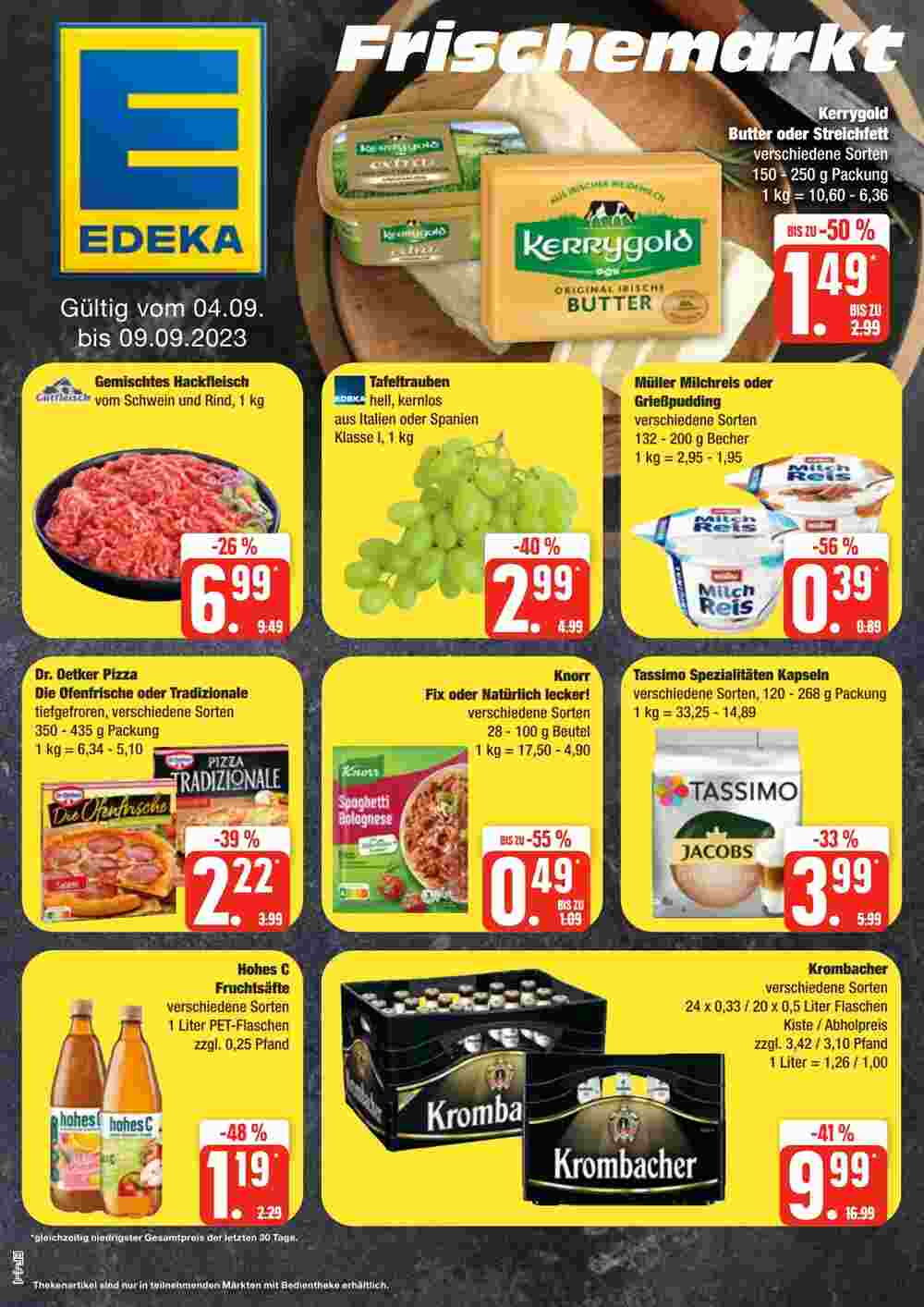 Edeka Prospekt (ab 04.09.2023) zum Blättern - Seite 1